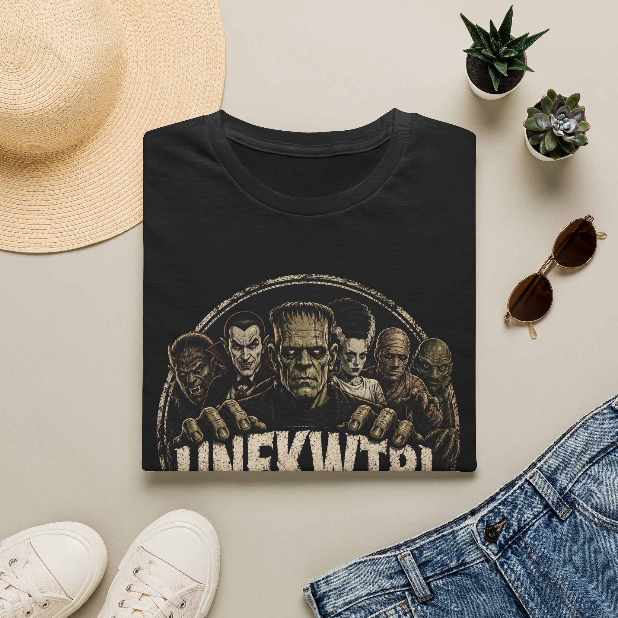 Vintage Monster Crew T-Shirt — UNFKWTBL Graphic