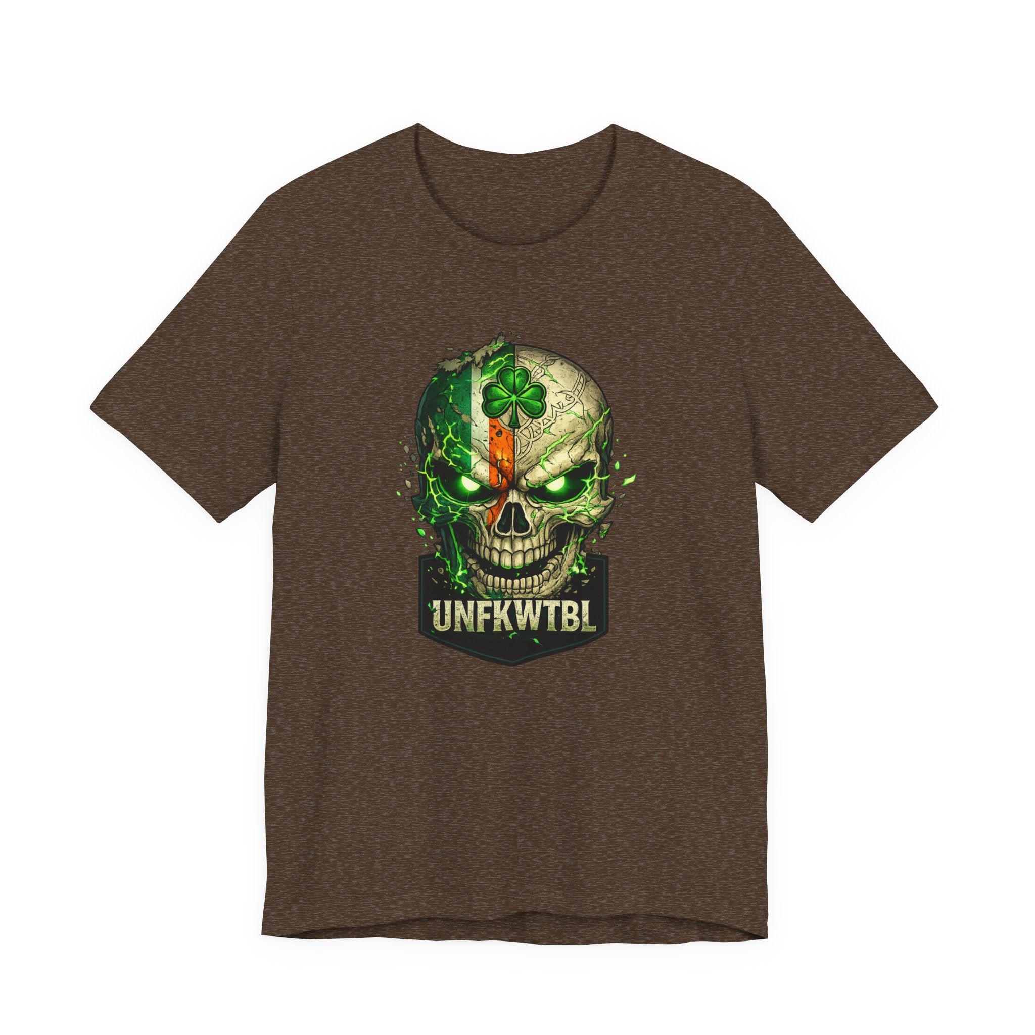 Skull & Shamrock T-Shirt — UNFKWTBL Irish Lucky Skull Tee