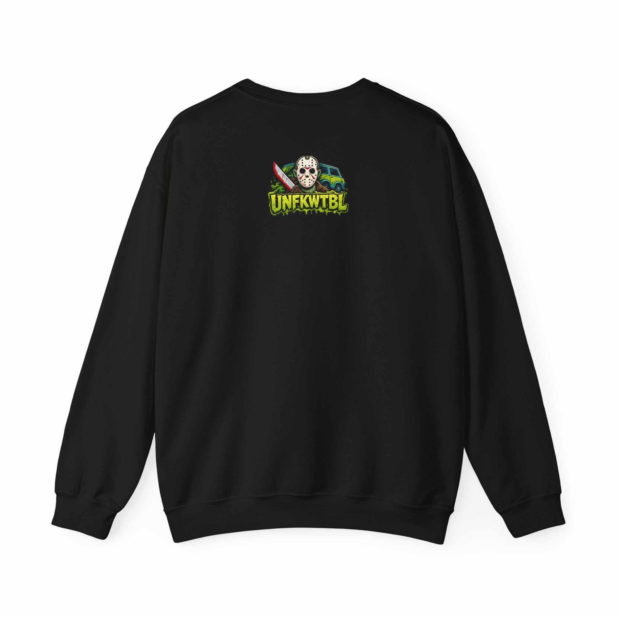 Horror Squad Crewneck Sweatshirt — Cartoon Zombie Kids & Jason Design (UNFKWTBL)