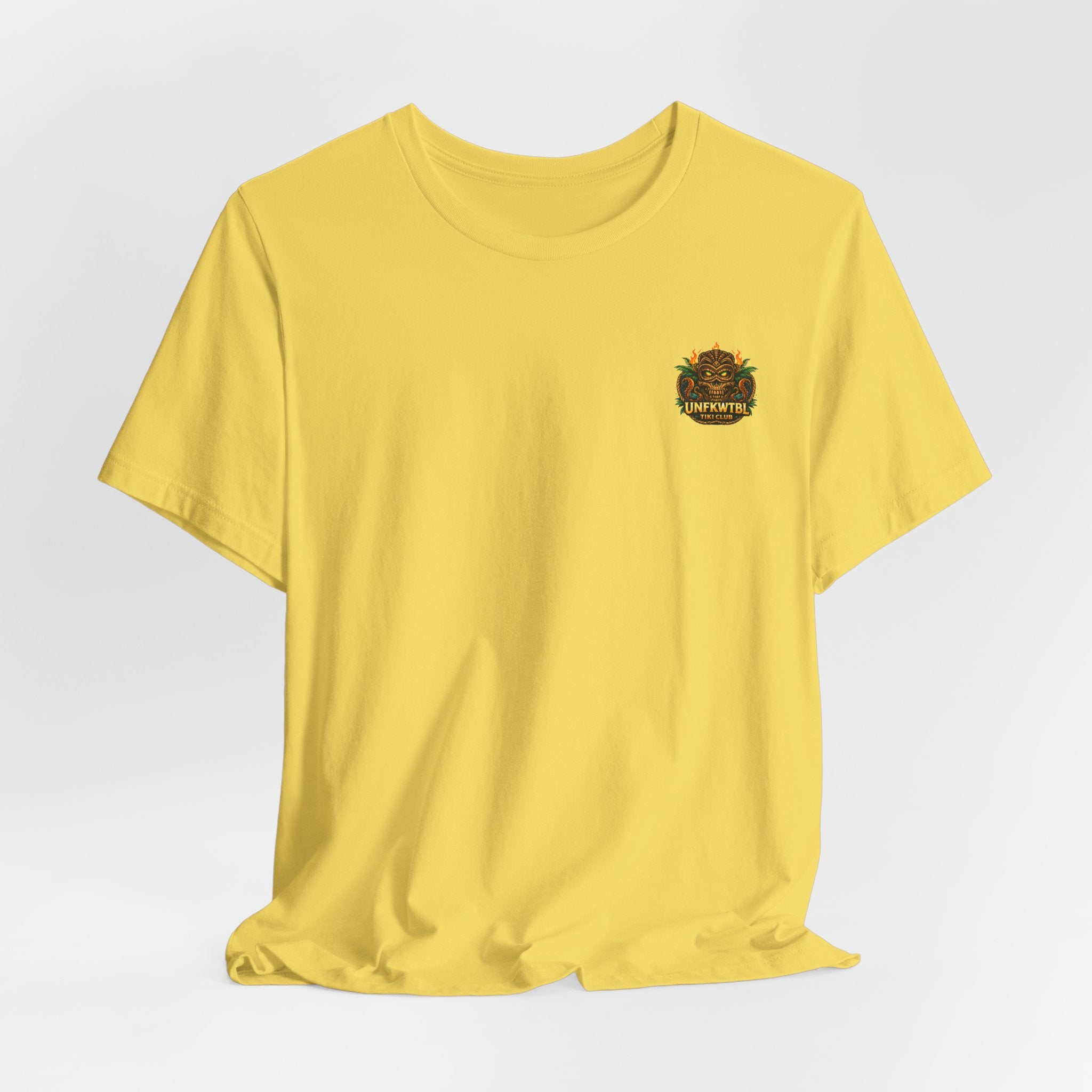 Hawaiian Hula Mermaid T‑Shirt — "Drink Hard Stay Unfwktbl" Tropical Bar Tee