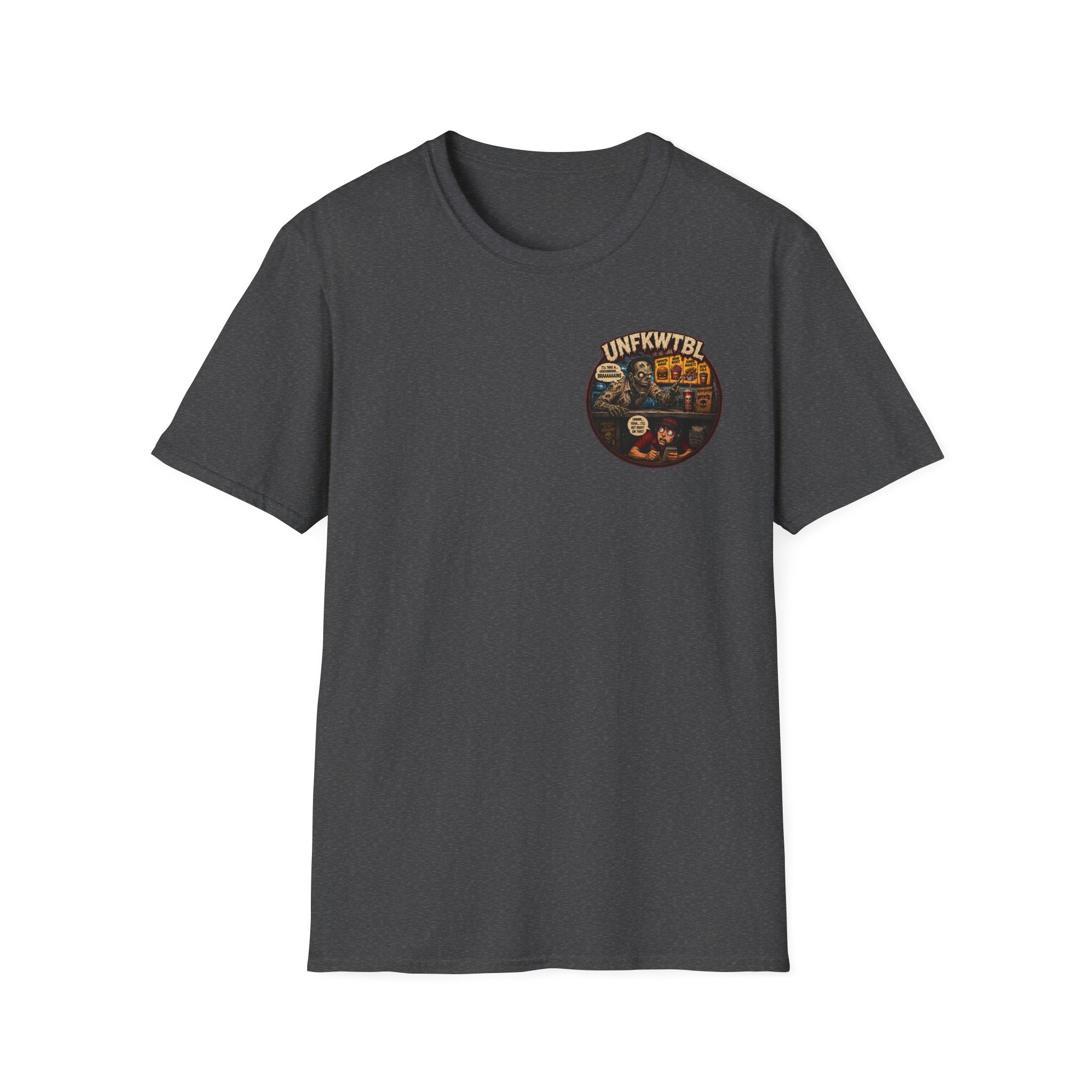 Vintage T-Shirt — "Zombie Wants Fast Food" Band Graphic