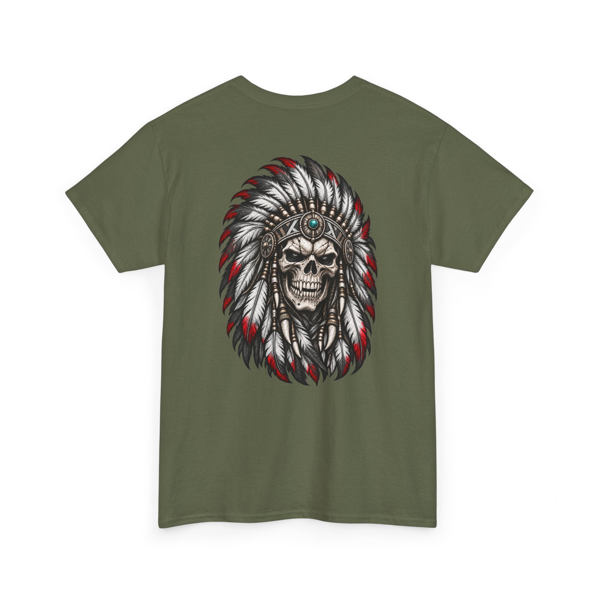 Feathered Skull Graphic Tee