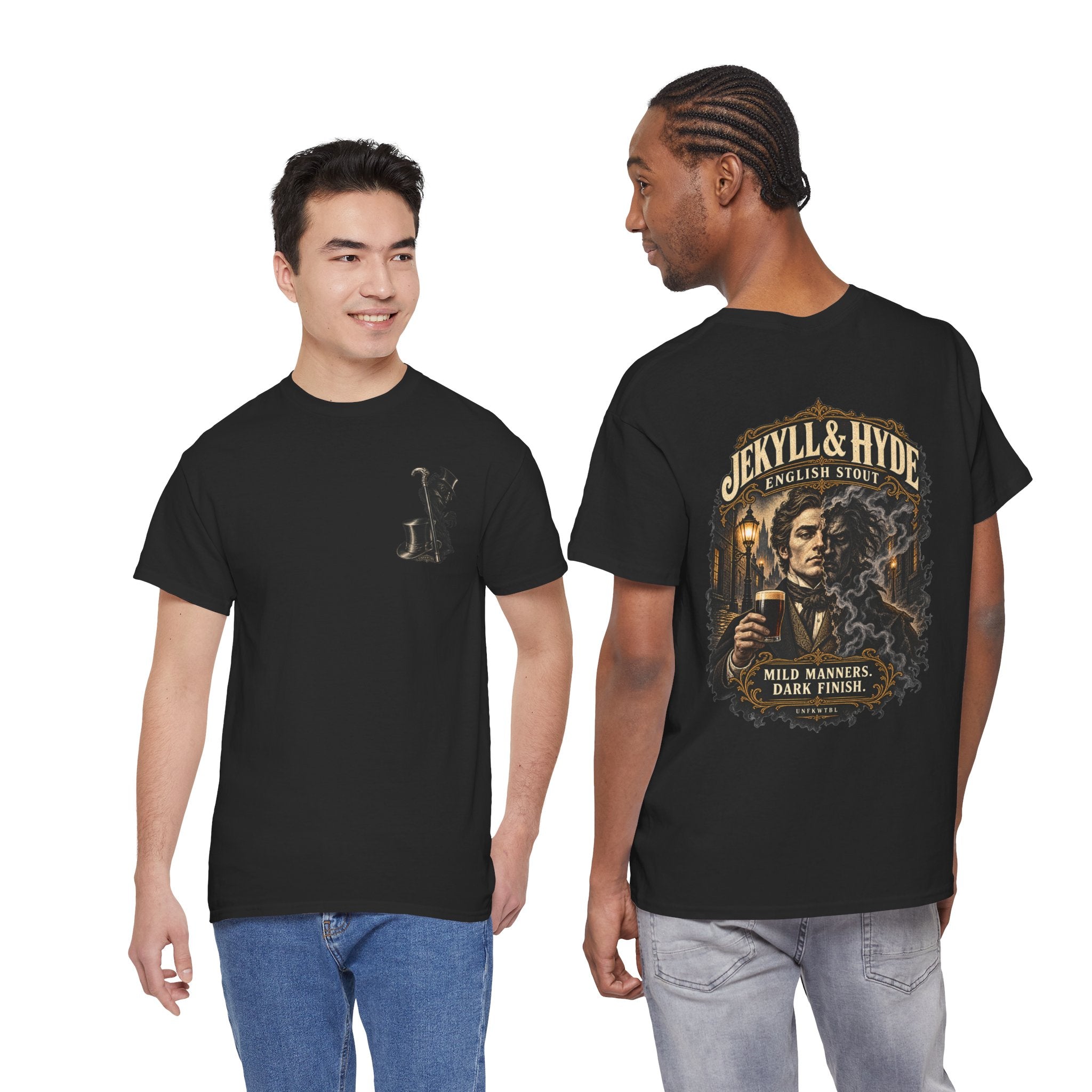 Jekyll & Hyde English Stout T-Shirt – Mild Manners, Dark Finish