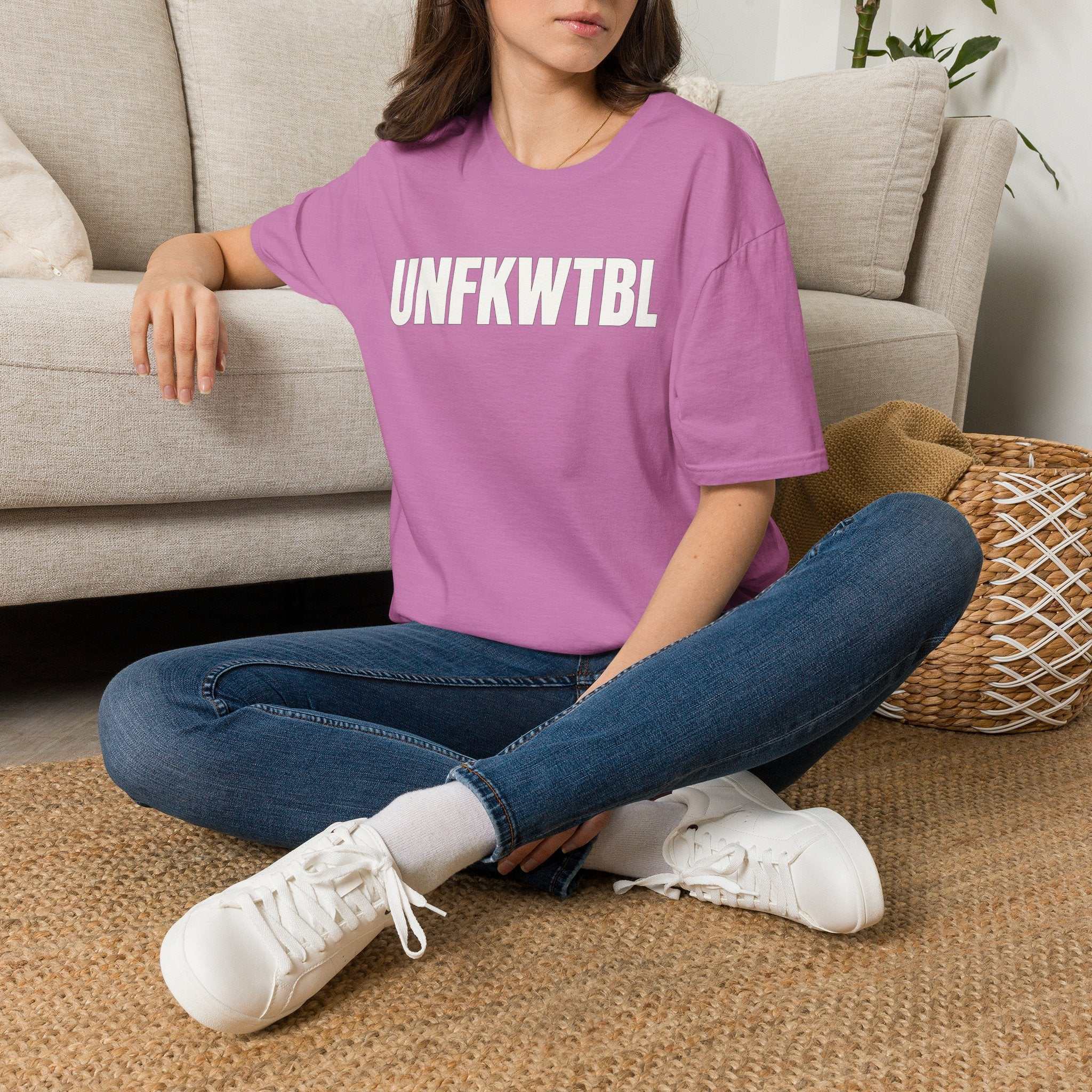 UNFKWTBL Graphic Tee — Bold Abbreviation Statement Shirt