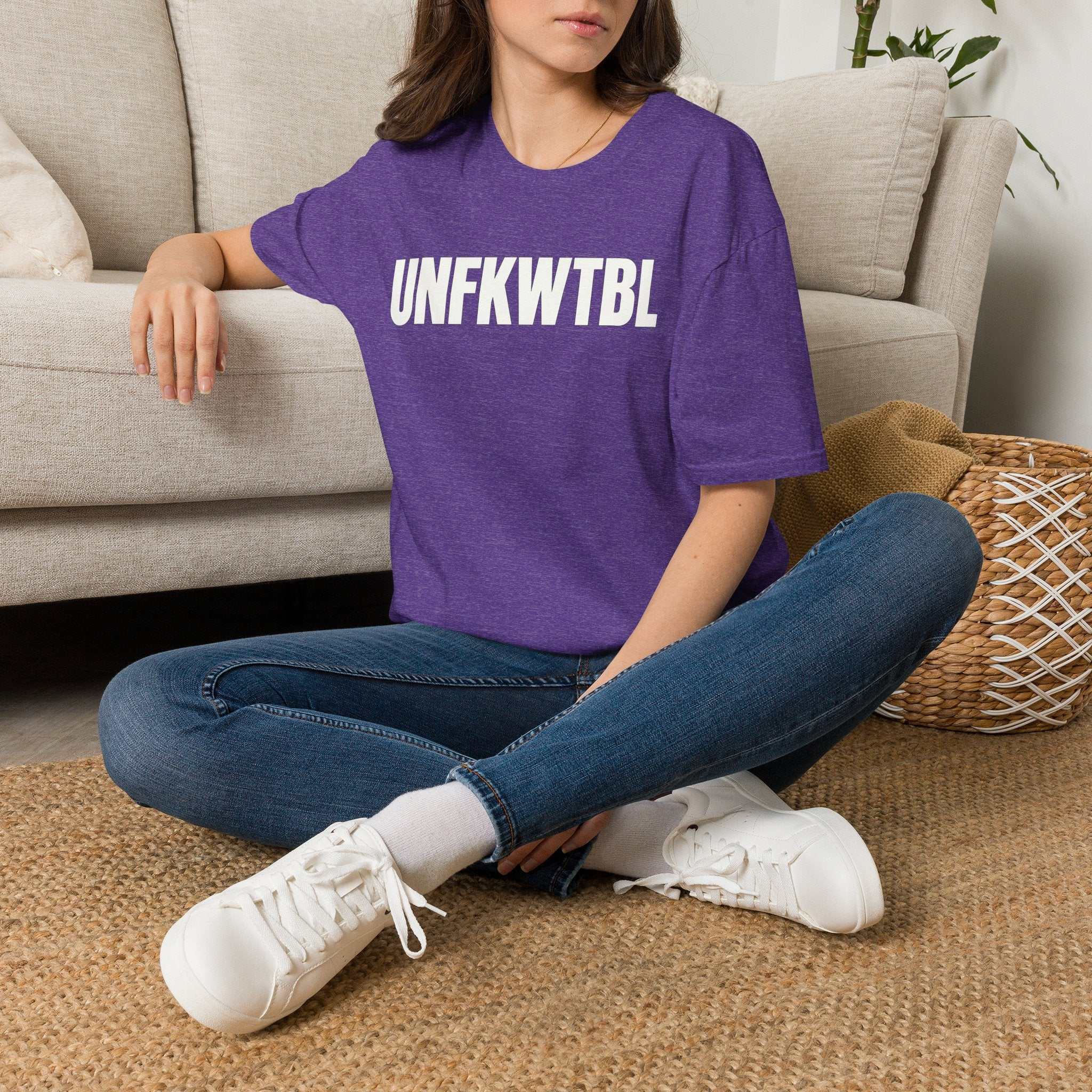 UNFKWTBL Graphic Tee — Bold Abbreviation Statement Shirt