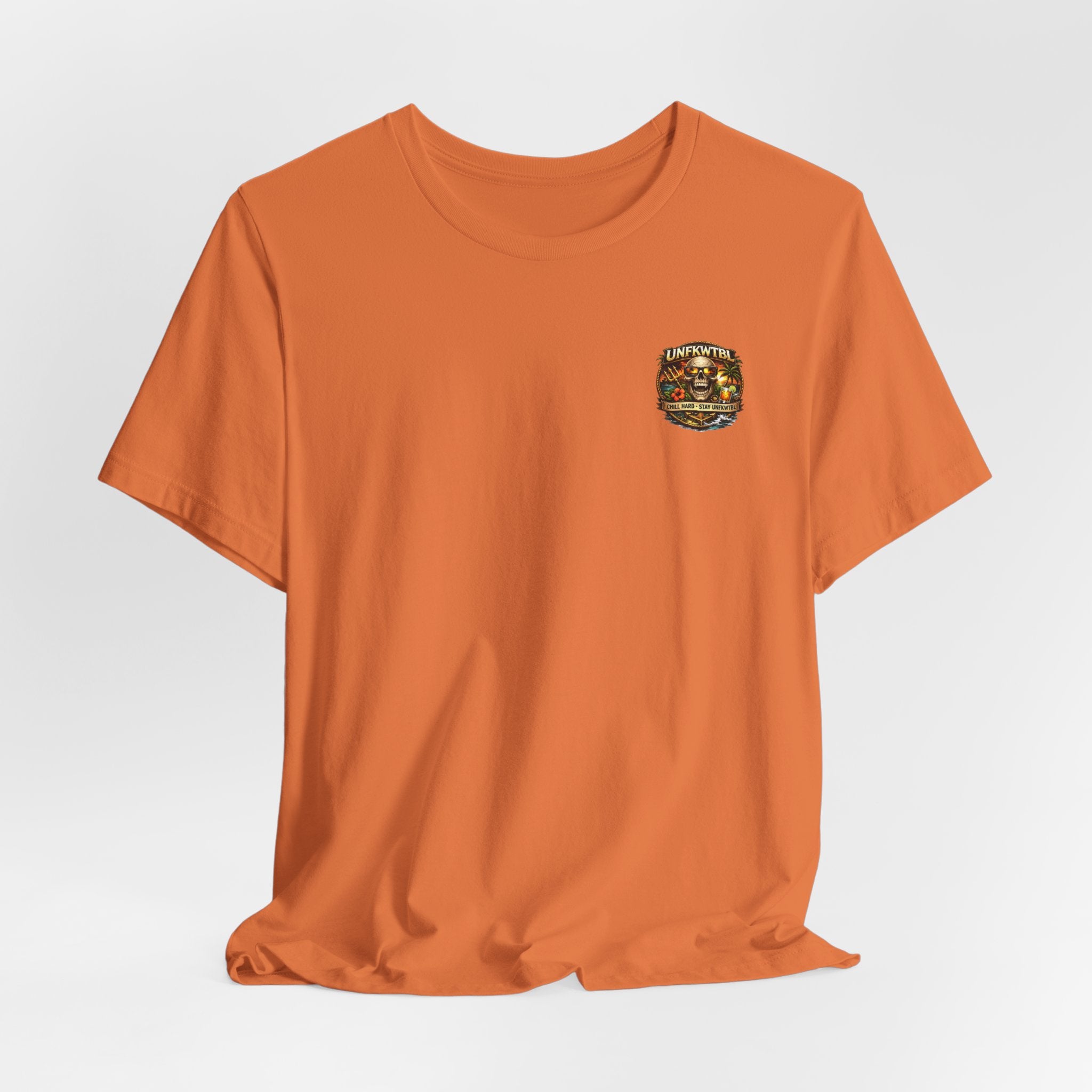 Chaos Island Skull T-Shirt — Tropical Pirate Graphic Tee