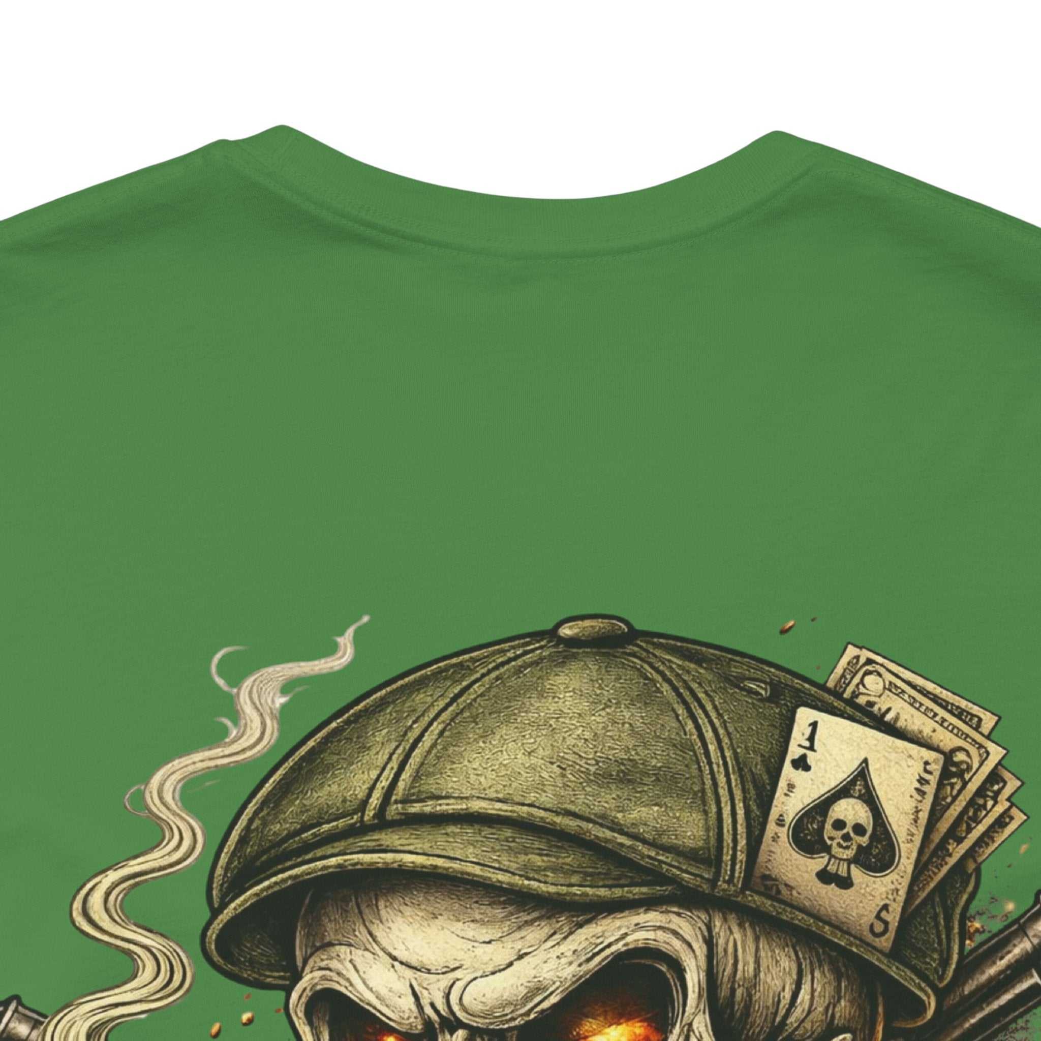 Skull Cigar Tee — "Ain't Done Yet" Vintage Biker T-Shirt