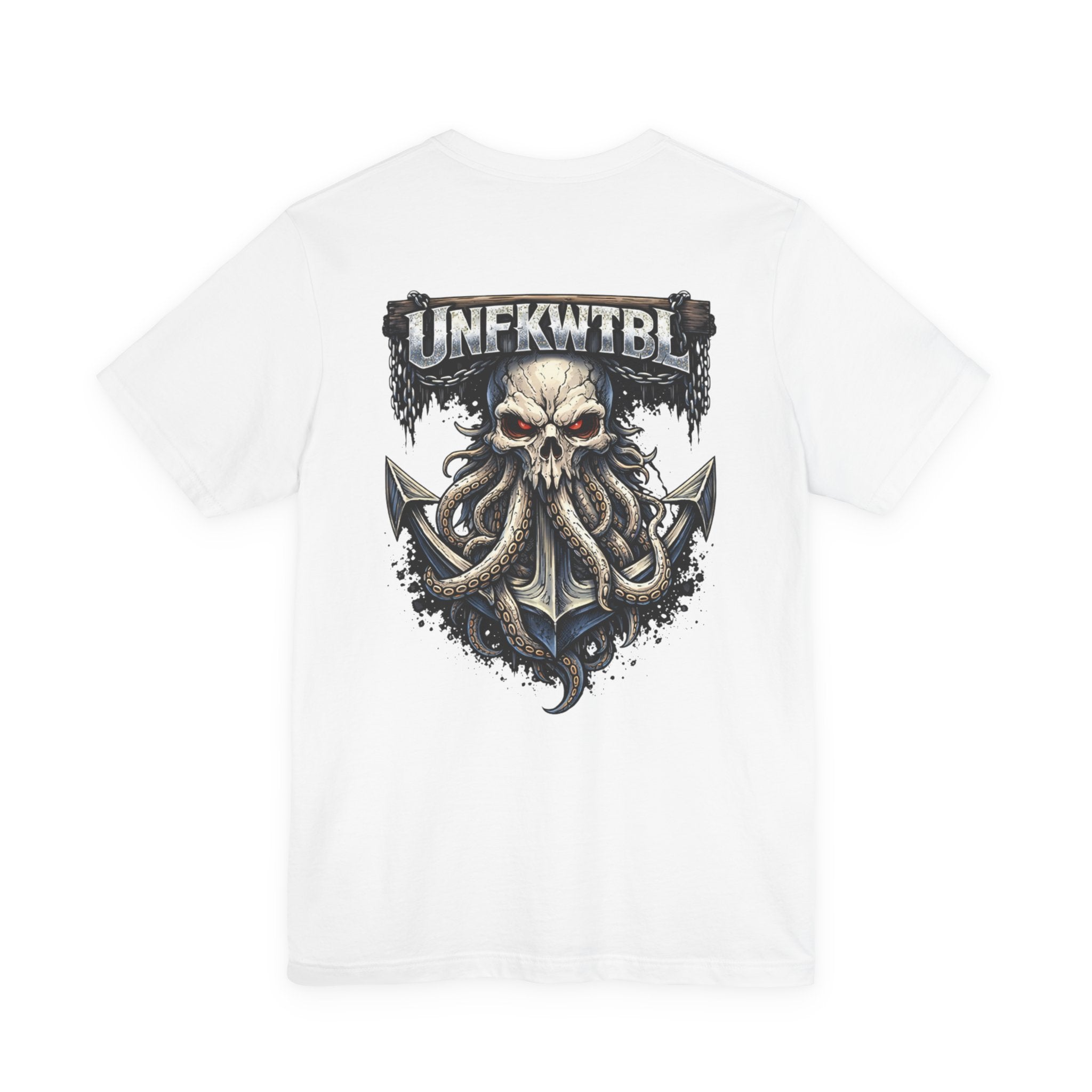 UNFKWTBL Anchor Skull T‑Shirt — Nautical Pirate Graphic Tee (UNFKWTBL)