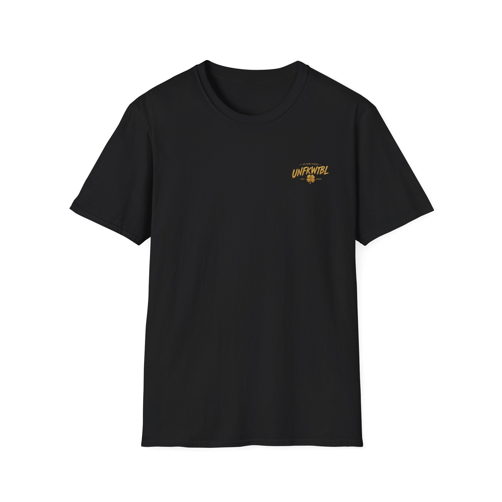 Unfkwtbl Sunflower Black T‑Shirt — Casual Graphic Tee with 'UNFKWTBL' Text