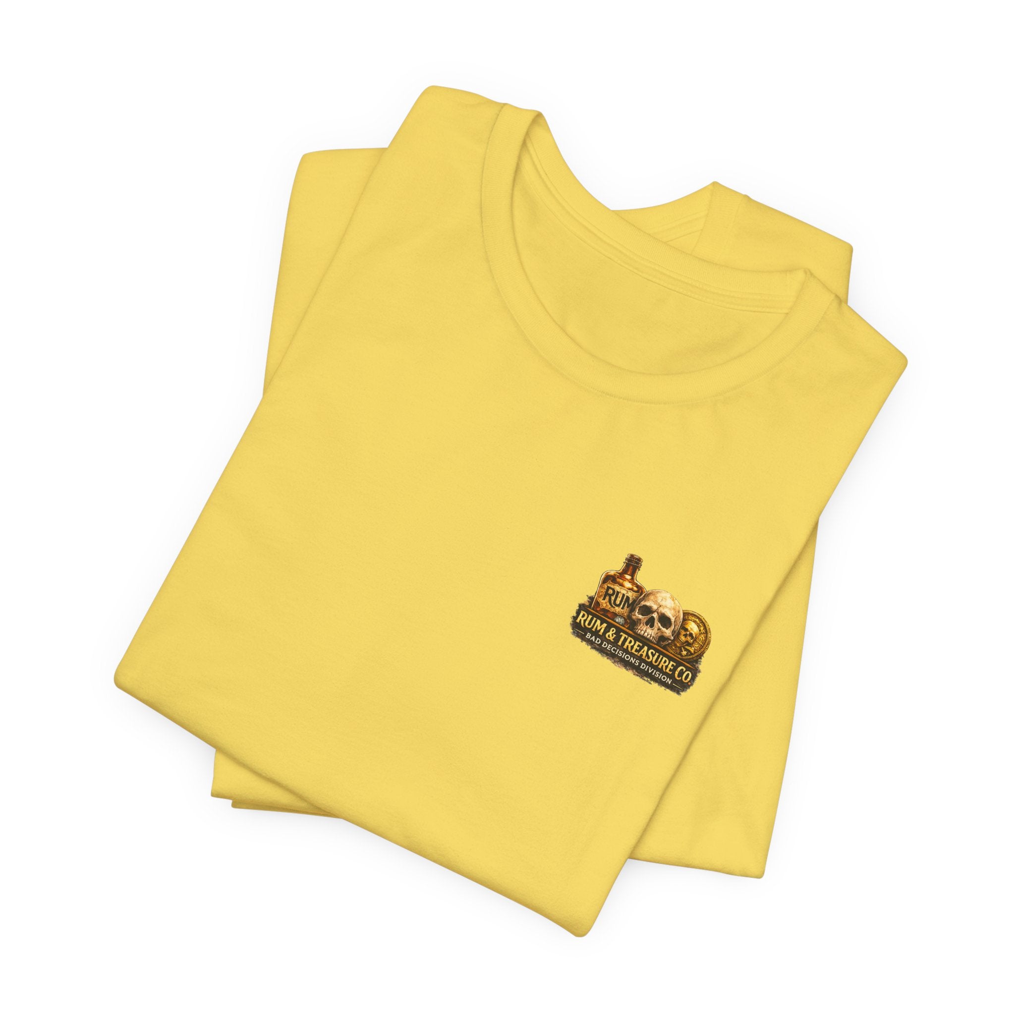 Treasure Hunter T-Shirt — "Professional Bad Decision Maker" Pirate Skull Tee