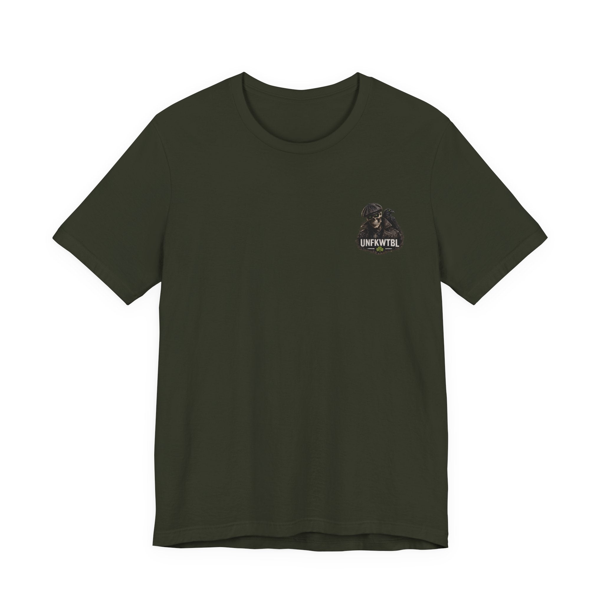 UNFKWTBL Graphic Tee — "Don't Fear the Dark" Military-Inspired Short Sleeve Shirt