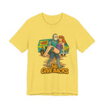 Horror Mashup Tee — 'No Give Backs' Jason & Daphne Retro Graphic T-Shirt