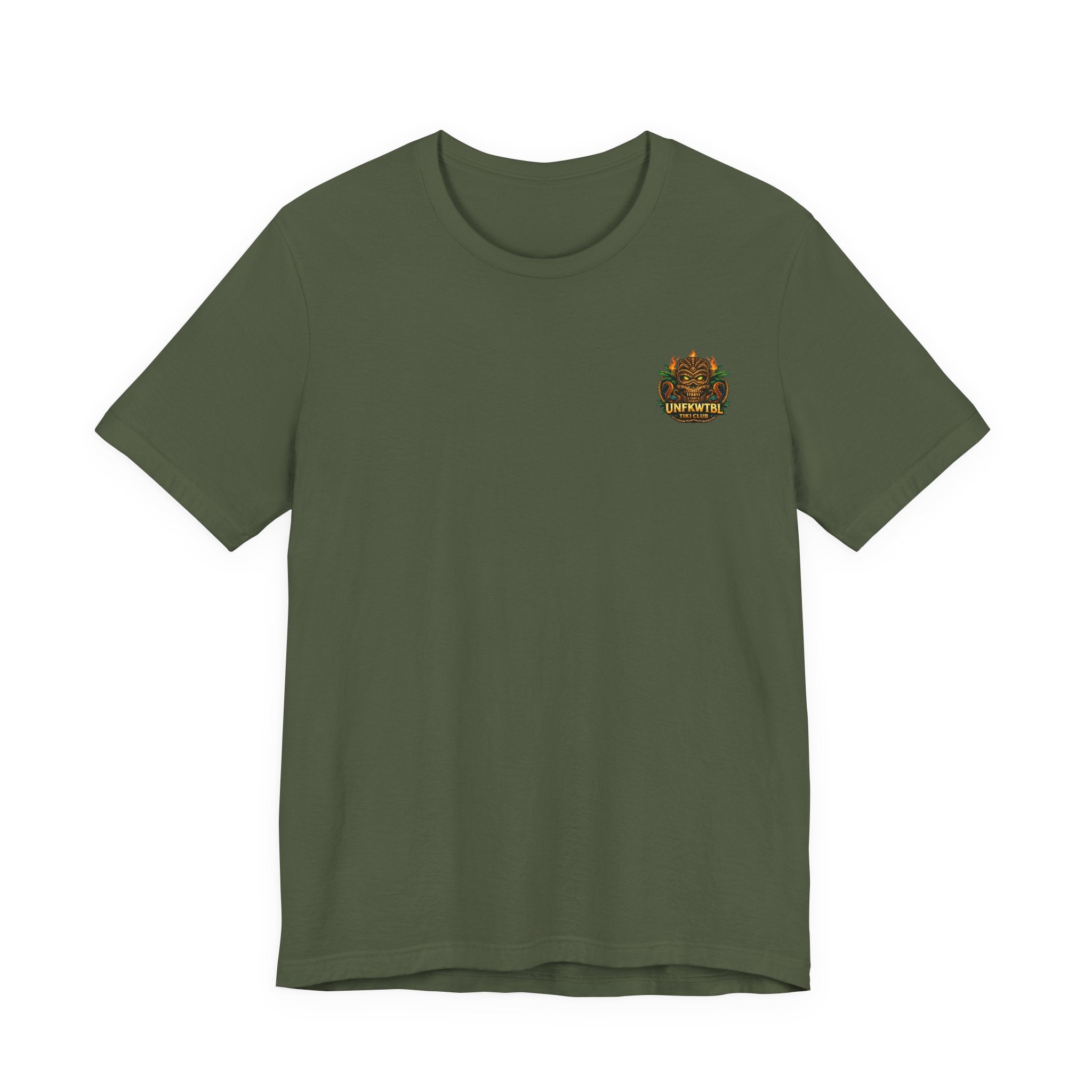 Hawaiian Hula Mermaid T‑Shirt — "Drink Hard Stay Unfwktbl" Tropical Bar Tee