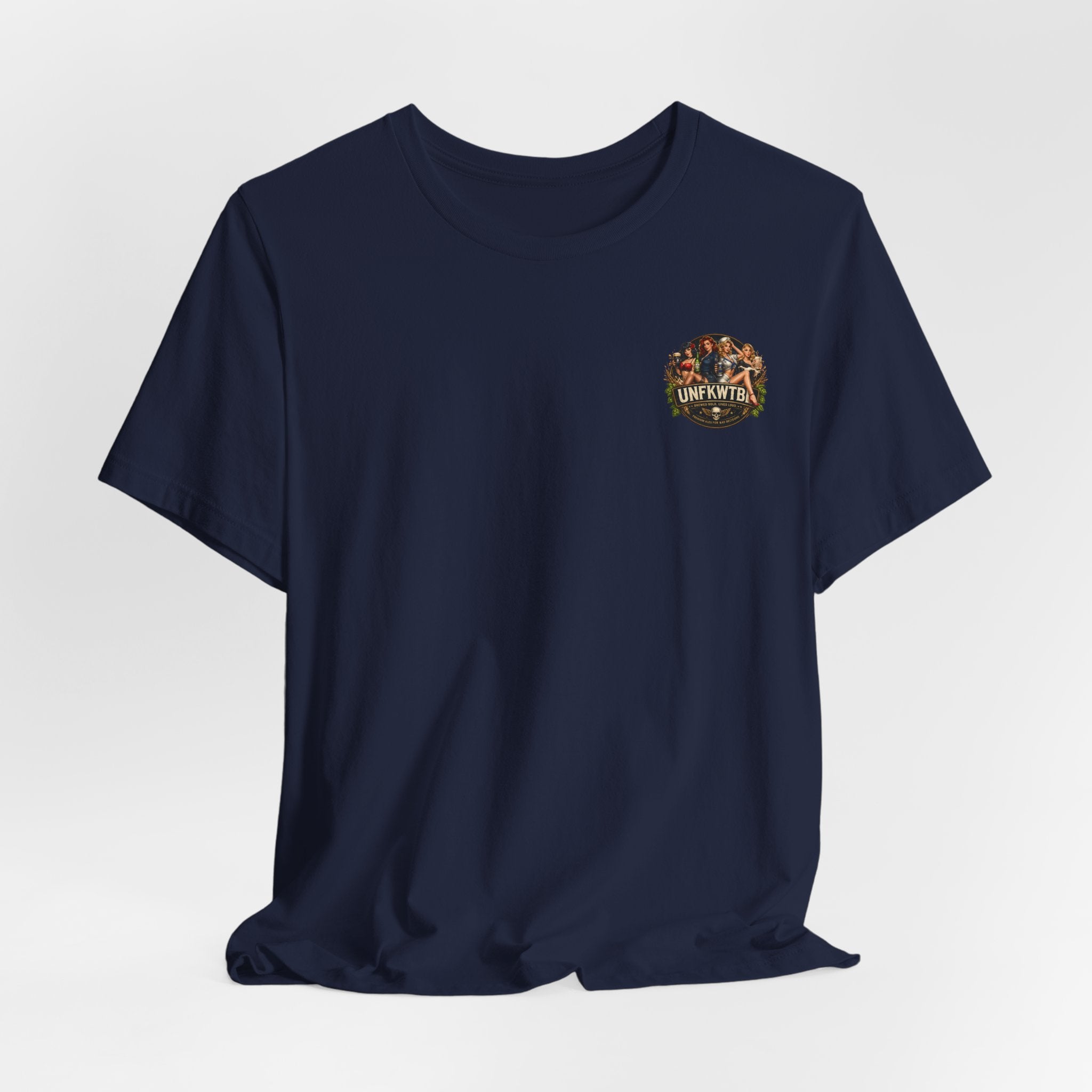 Guinness Pin-Up Beer Tee — "Good Beer, Bad Decisions" Retro Graphic T-Shirt
