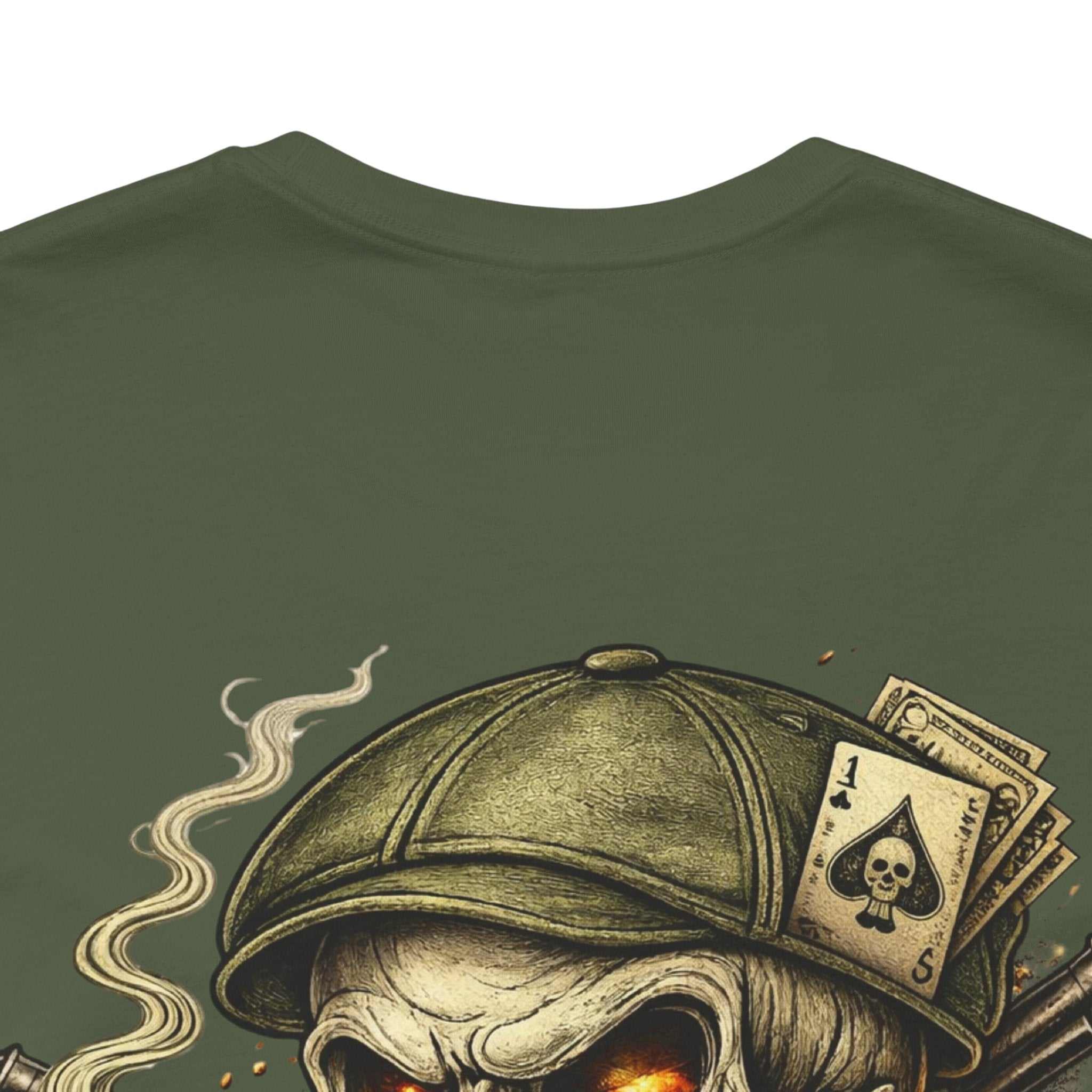 Skull Cigar Tee — "Ain't Done Yet" Vintage Biker T-Shirt