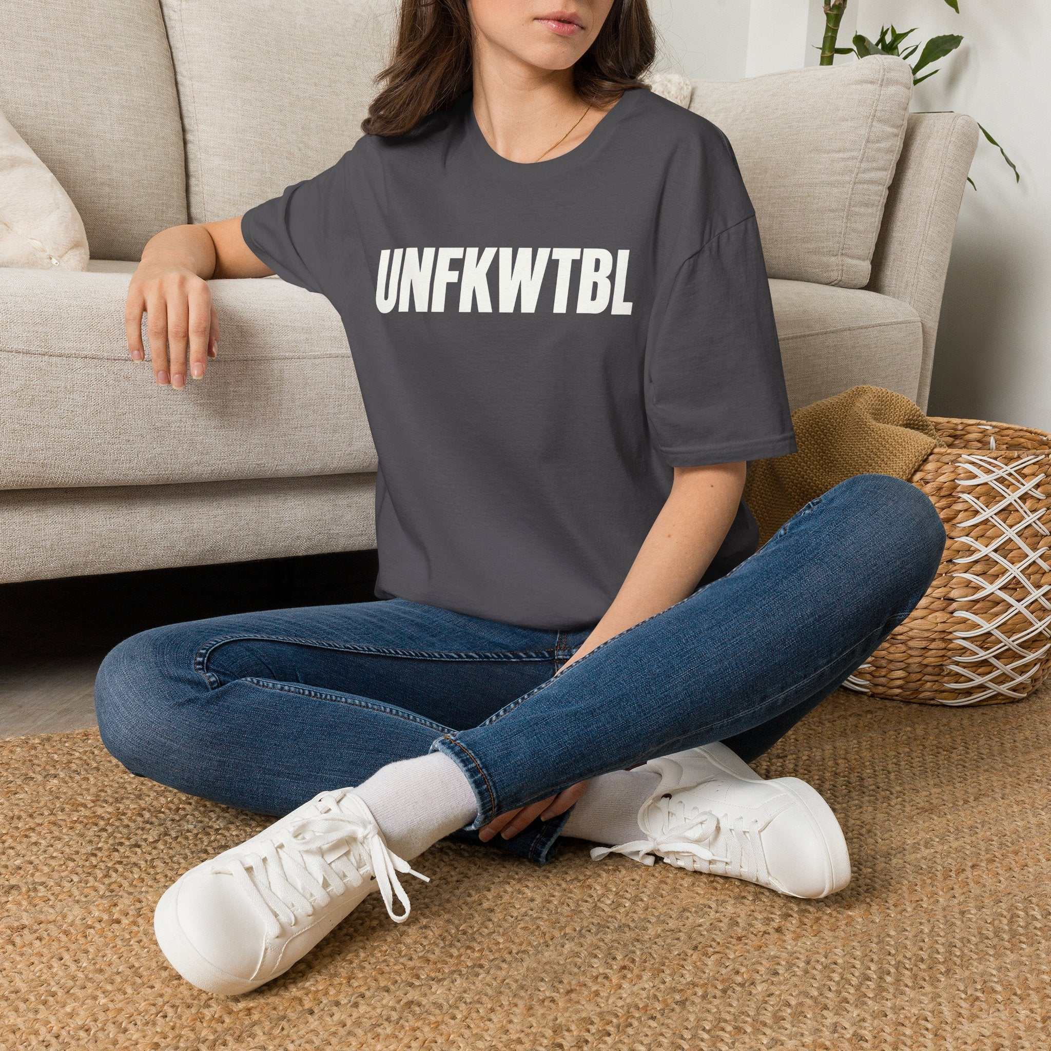 UNFKWTBL Graphic Tee — Bold Abbreviation Statement Shirt
