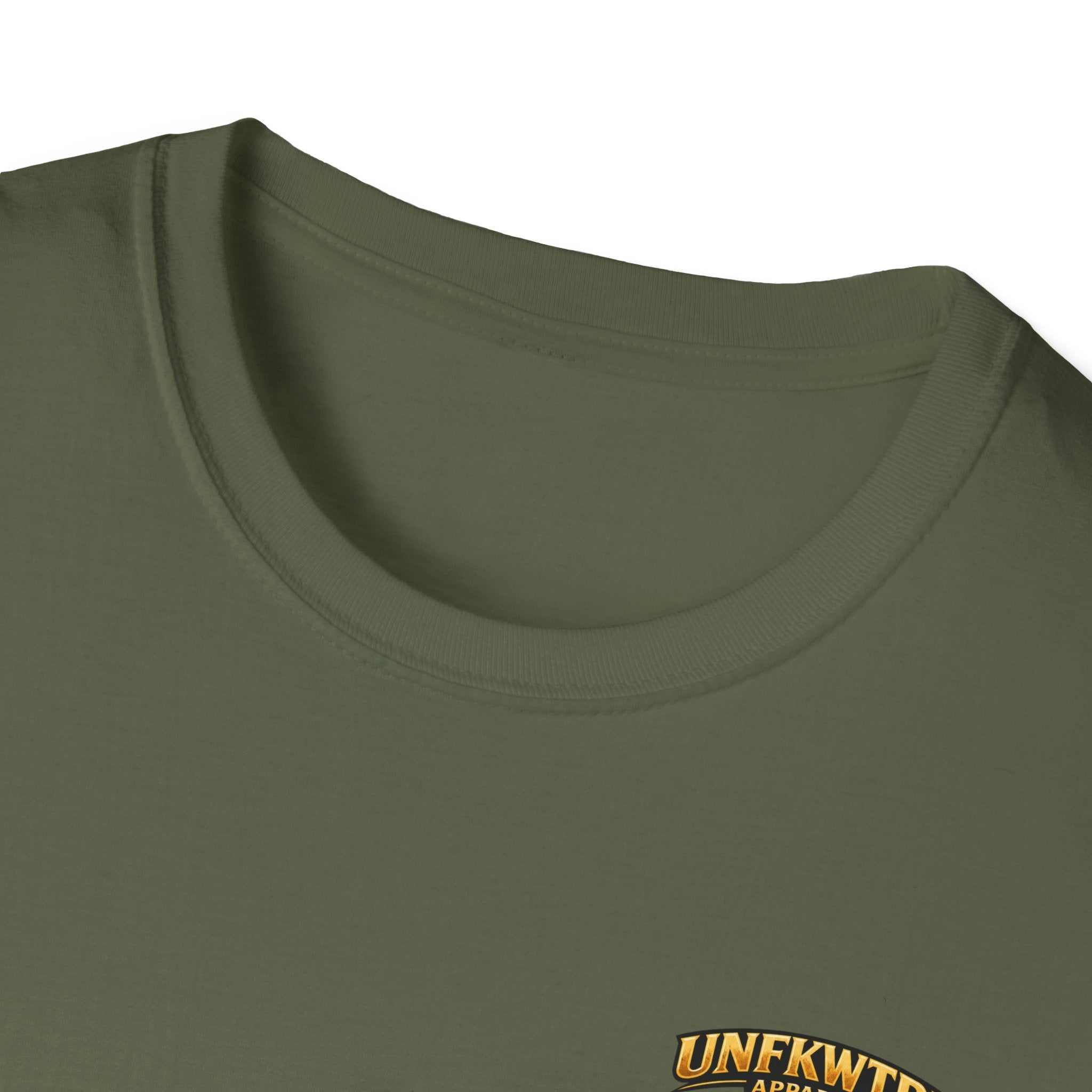 Firefighter T-shirt with "UNFKWTBL Apparel: We Handle The Hose" graphic and rescue scene print