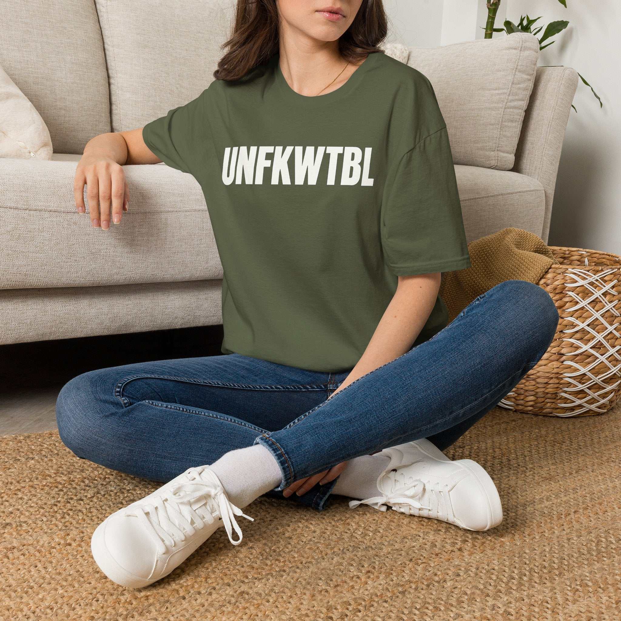 UNFKWTBL Graphic Tee — Bold Abbreviation Statement Shirt