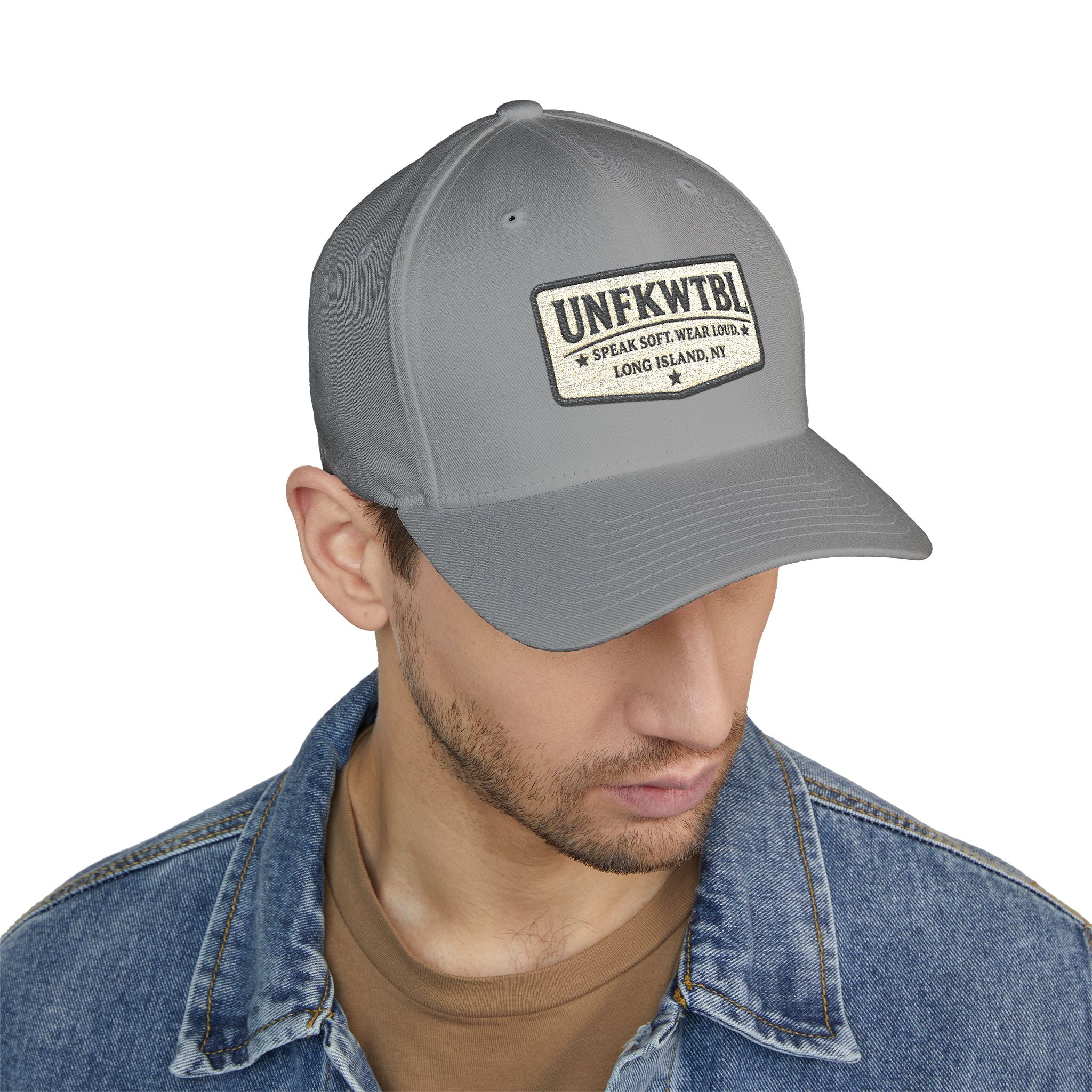 Embroidered Patch Baseball Cap — UNFKWTBL Logo with Shamrock