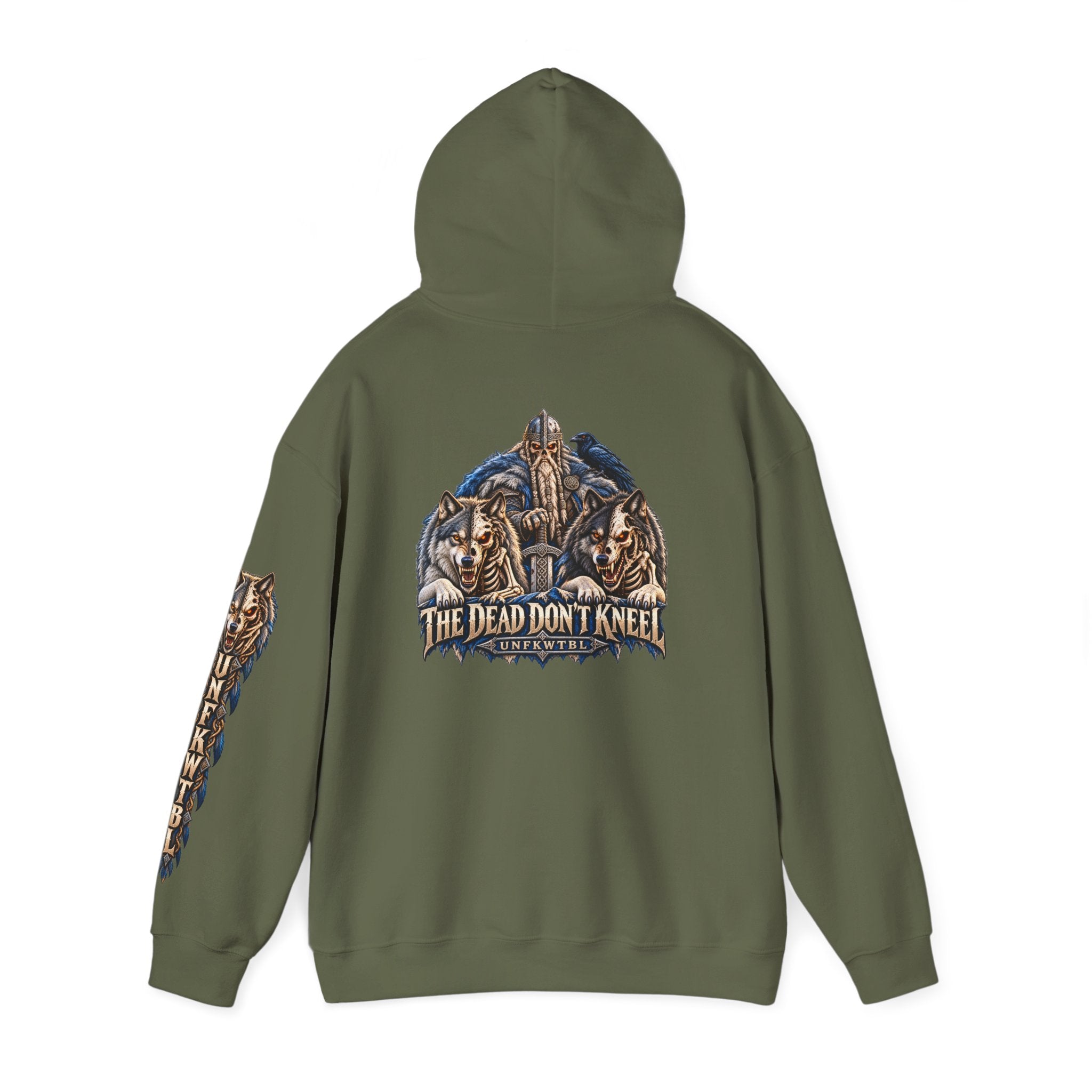 The Dead Don’t Kneel Wolf Hoodie | UNFKWTBL