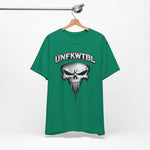 Skull Graphic T-Shirt - UNFKWTBL Gothic Drip Logo Tee