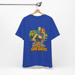 Horror Mashup Tee — 'No Give Backs' Jason & Daphne Retro Graphic T-Shirt