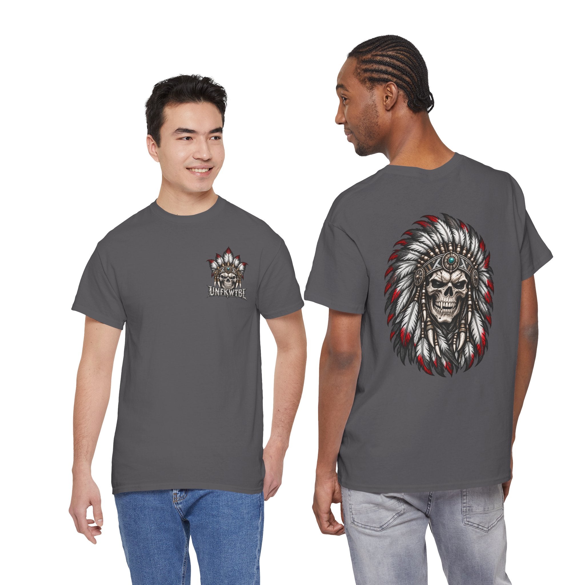 Feathered Skull Graphic Tee