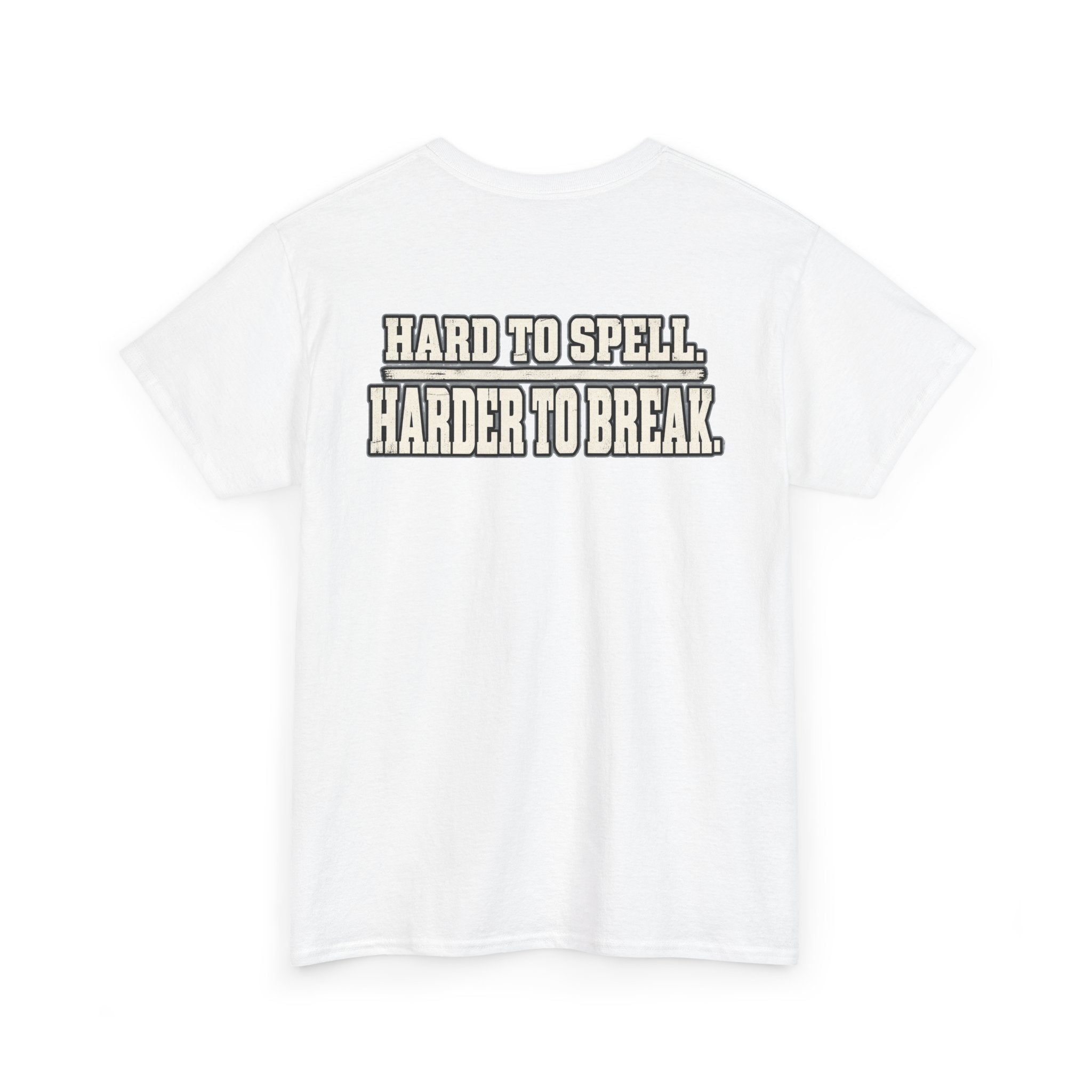 UNFKWTBL Harder to Break Back-Print Tee.