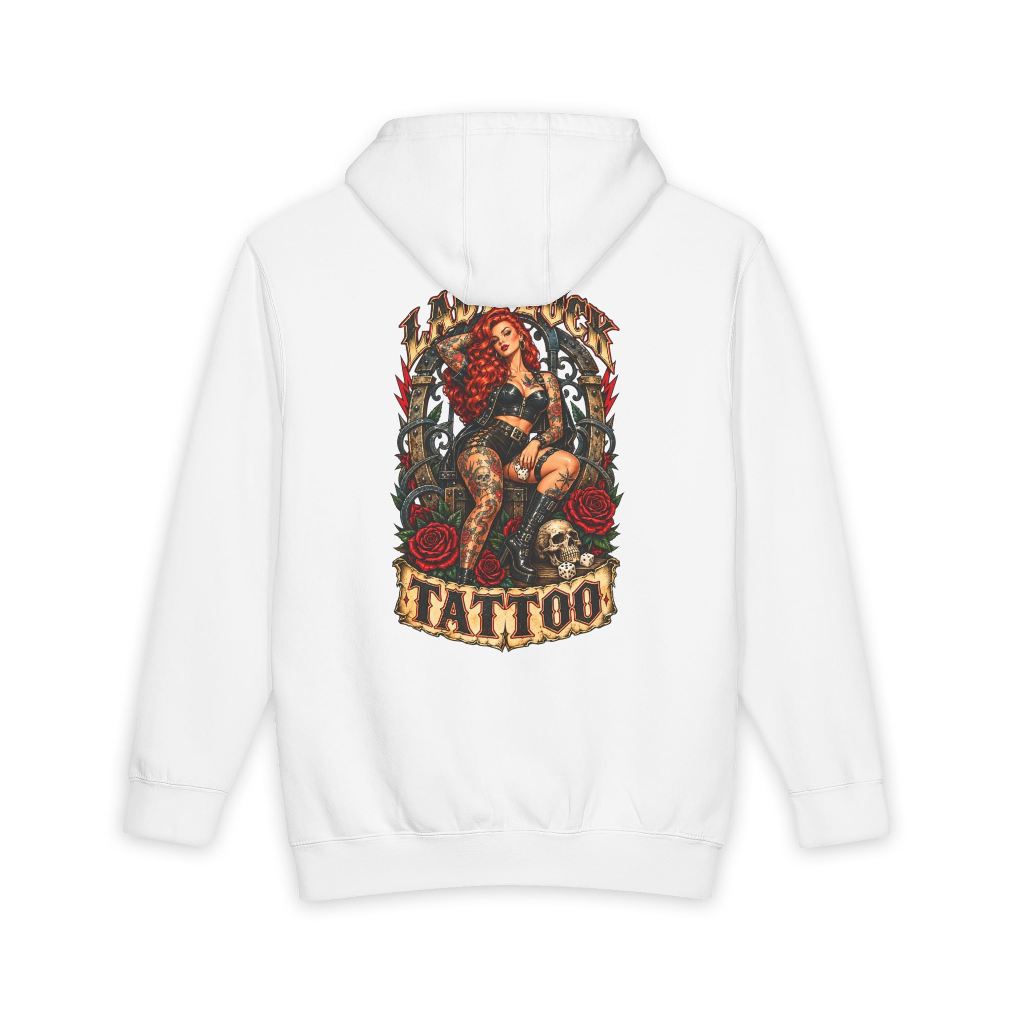 Lady Luck Tattoo Rebel Pinup Hoodie
