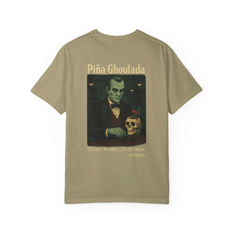 Ghoulada Vintage-Inspired Graphic T-Shirt: Unisex, Casual Wear, Perfect for Halloween, Beach Parties, and Everyday Style, Retro Art