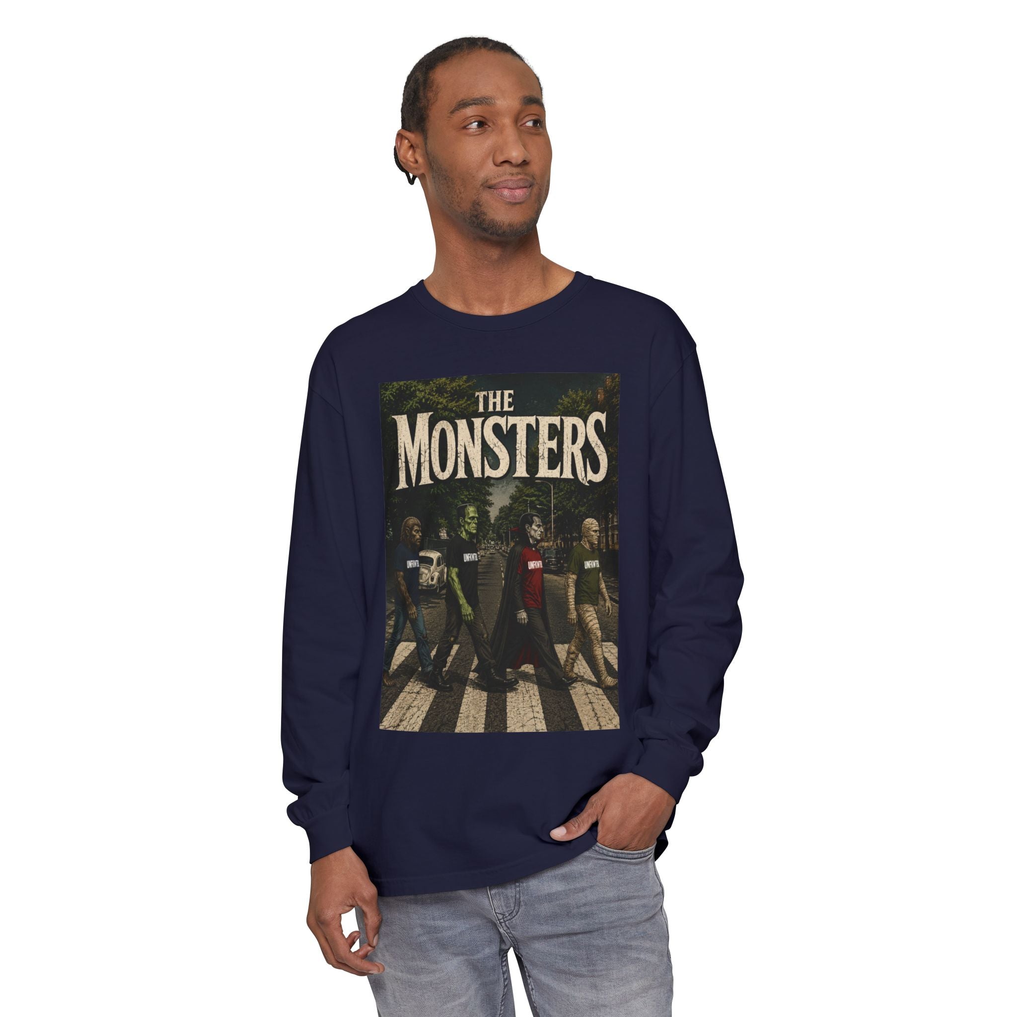 The Monsters Abbey Road Long Sleeve Tee