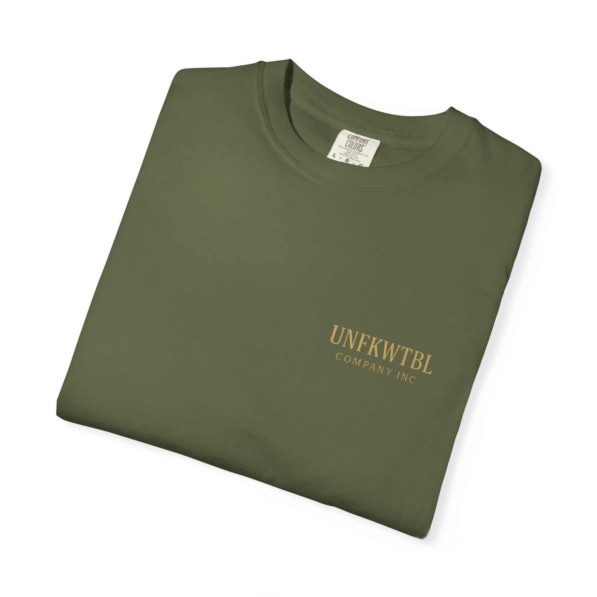 Warden of the Dead unisex green casual streetwear t-shirt with unique graphic design for horror fans