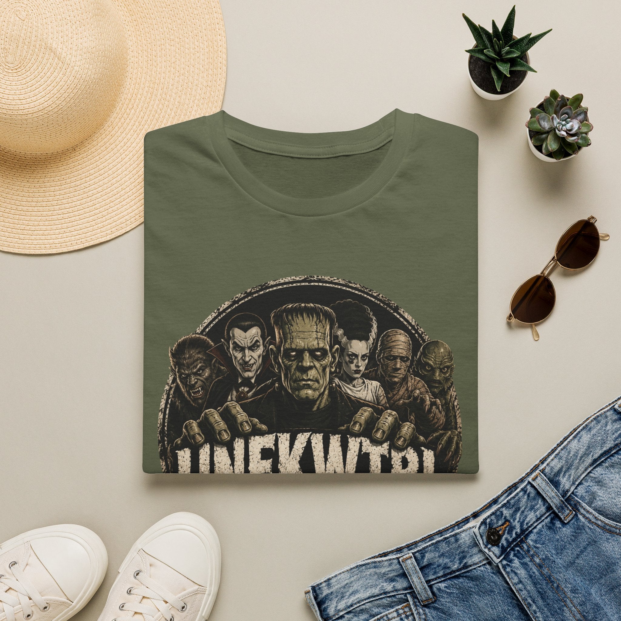 Vintage Monster Crew T-Shirt — UNFKWTBL Graphic