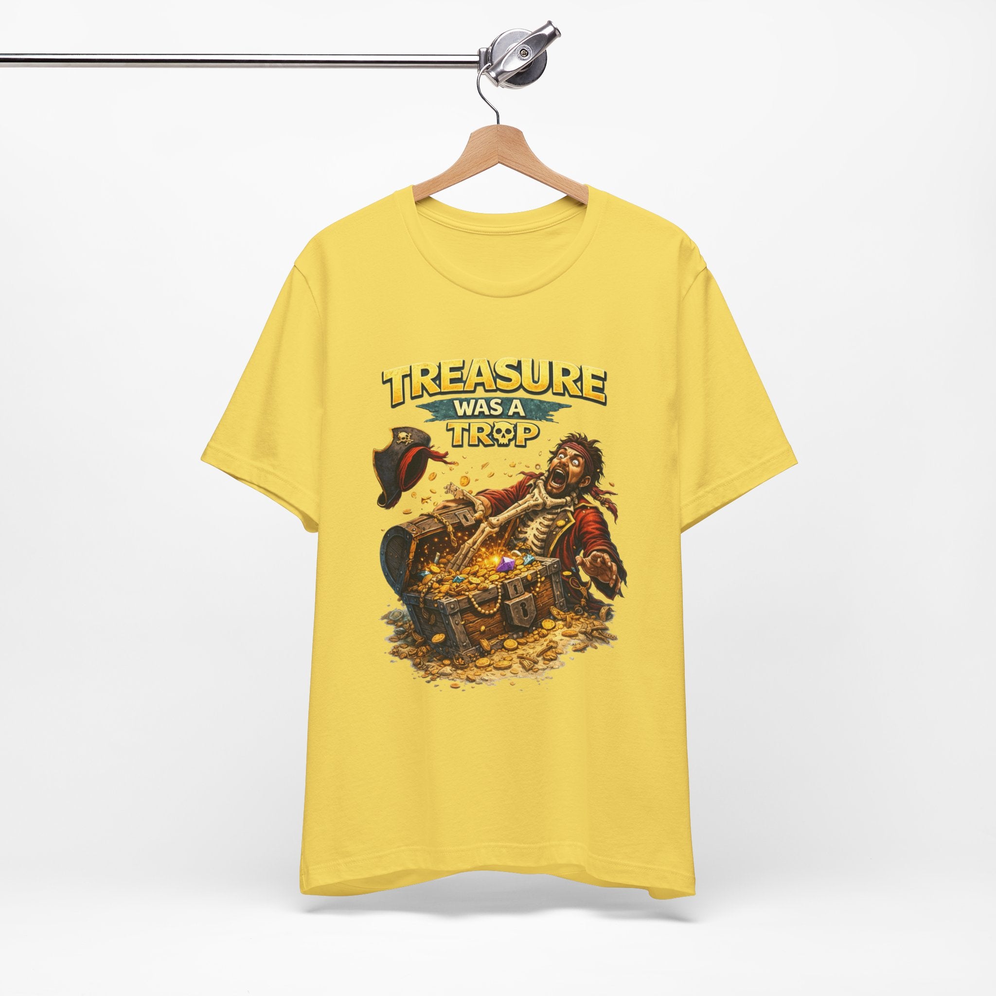 Pirate Treasure Tee — "Treasure Was a Trap" Graphic T-Shirt