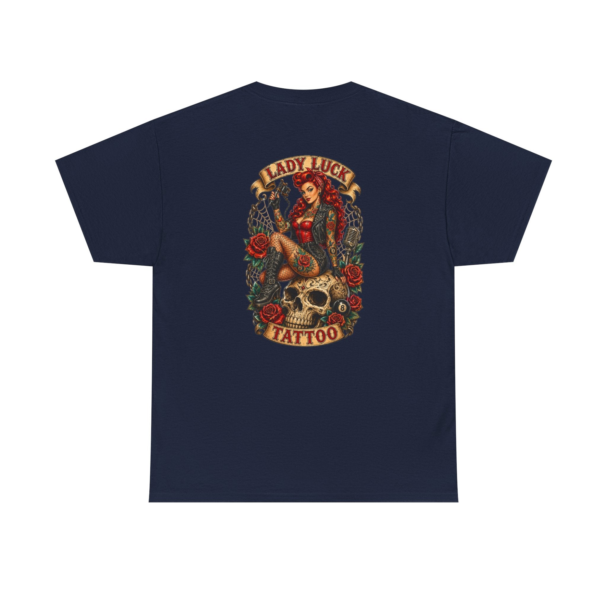 Lady Luck Tattoo Skull Queen Men’s Tee