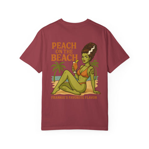 Peach on the Beach Unisex T-shirt, Perfect Summer Tee, Beach Party Wear, Gifts for Her, Retro Vacation Style