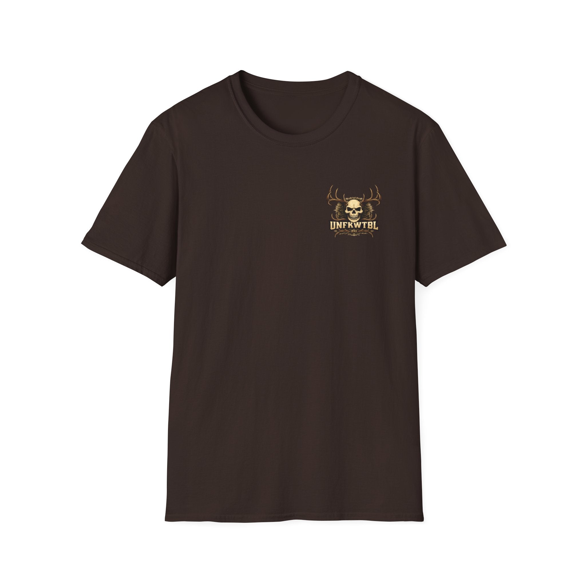 Zero Bucks Given T-Shirt — Skull Deer Hunter Graphic Tee