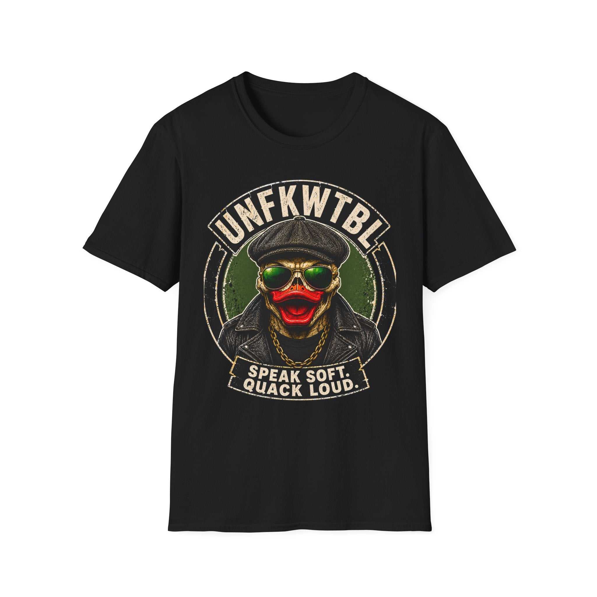 Duck Skull Speak Soft, Quack Loud Vintage Tee