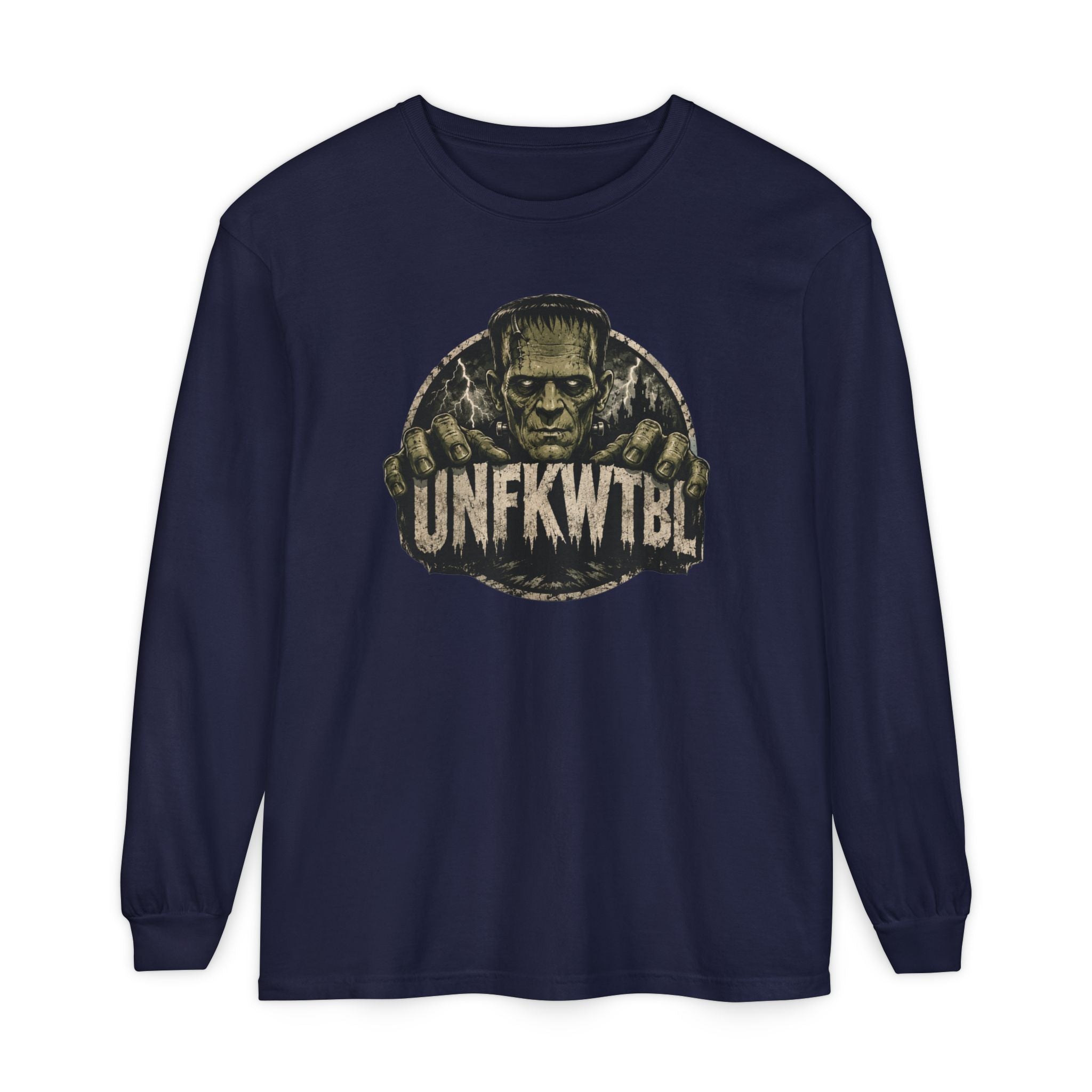 Frankenstein "UNFKWTBL" Graphic Long Sleeve Tee