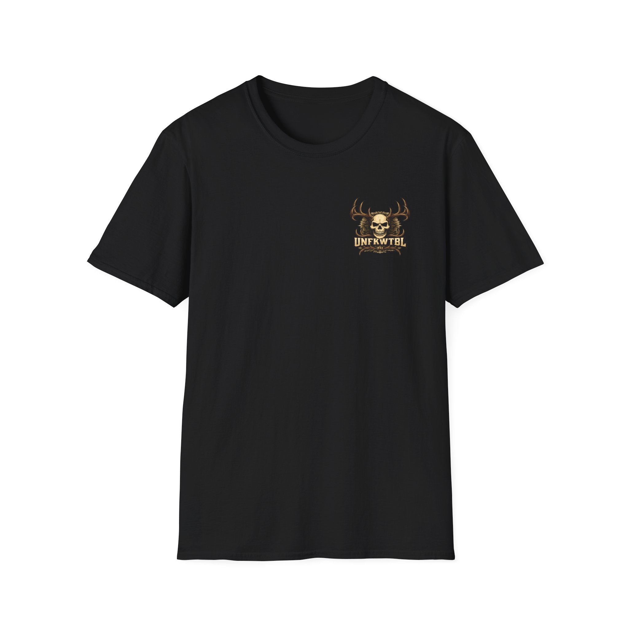 Zero Bucks Given T-Shirt — Skull Deer Hunter Graphic Tee