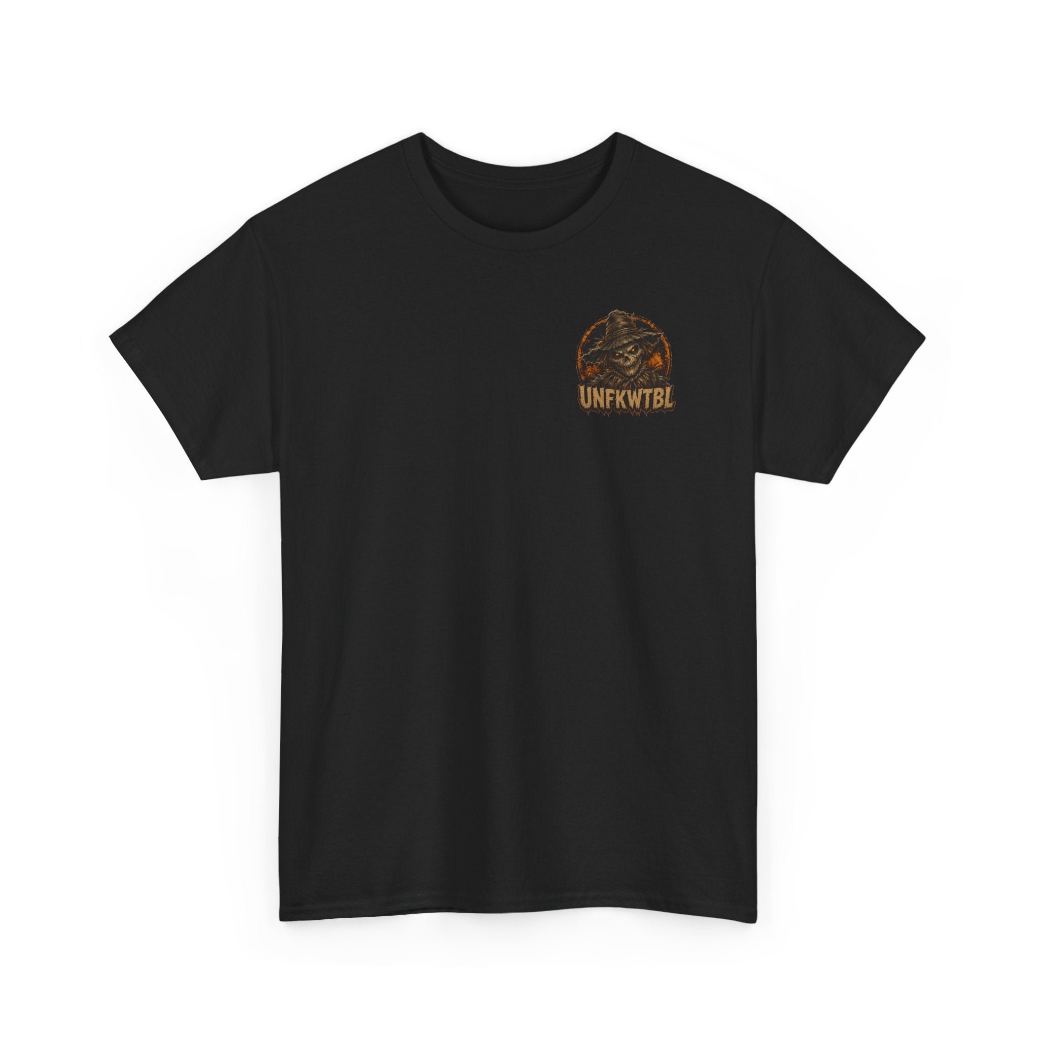 Horror Graphic Tee — "They’re Screaming" Scarecrow Design (UNFKWTBL)