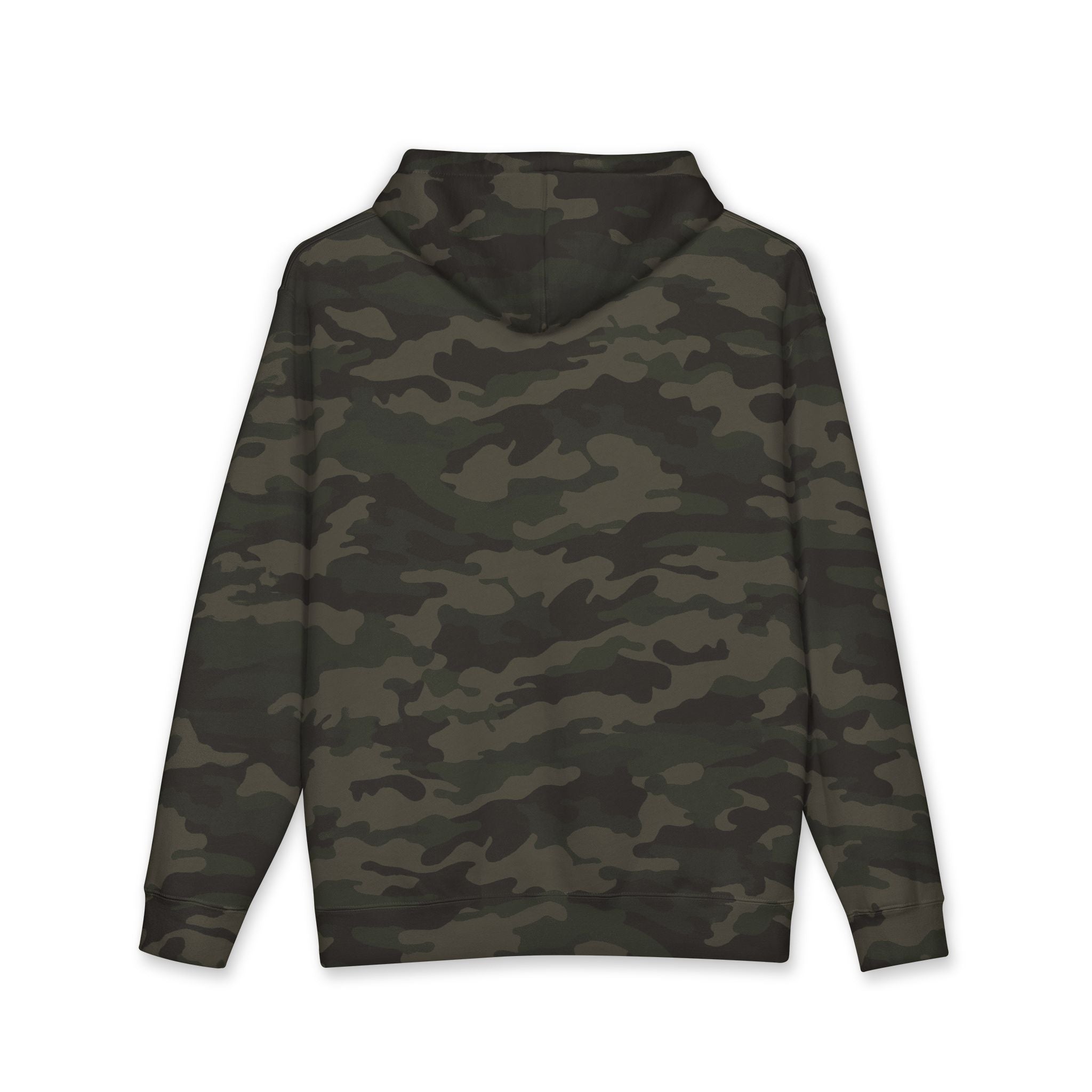 Hoodie — "UNFKWTBL Zero Flocks Given" Camo Graphic Pullover