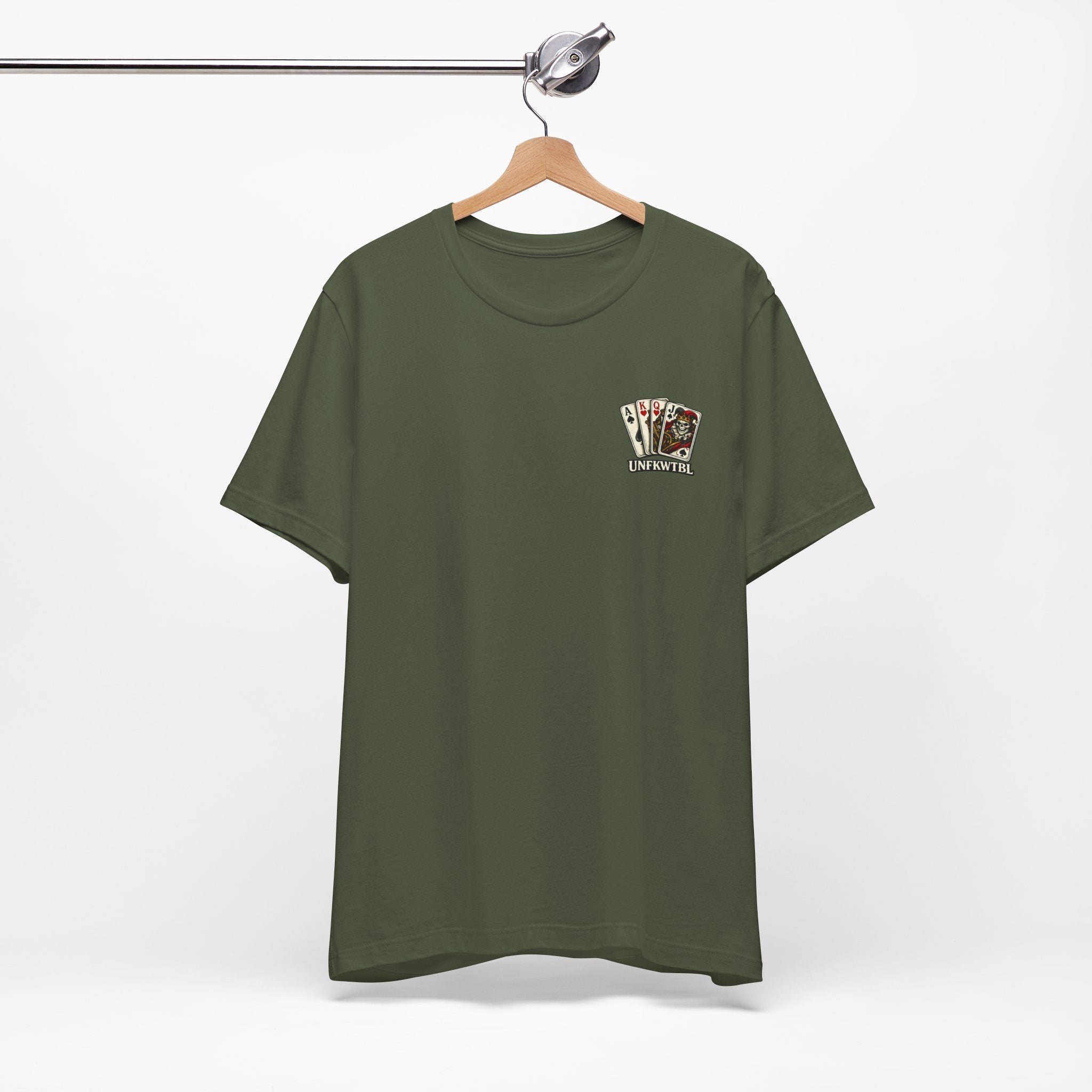 Play Dirty Win Everything Graphic Tee — Poker Skull Pinup T-Shirt