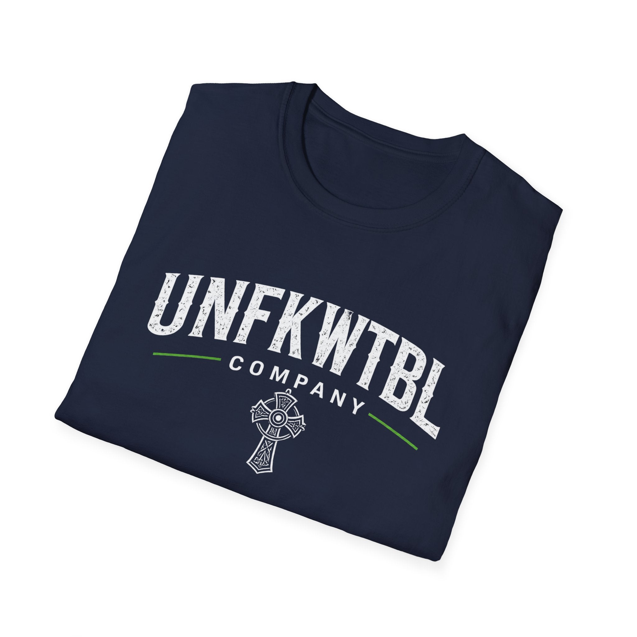Unfkwtbl Company Graphic T-Shirt — Celtic Cross Vintage Logo