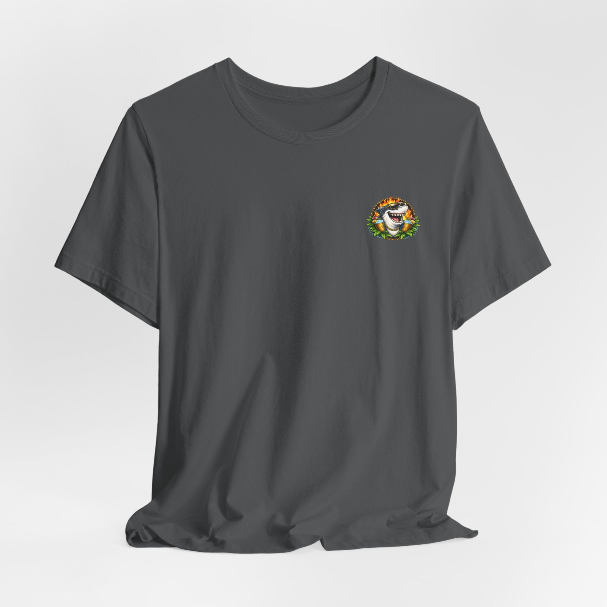 Shark Jet Ski Tee — "Vacation Mode: Questionable" Graphic T-Shirt