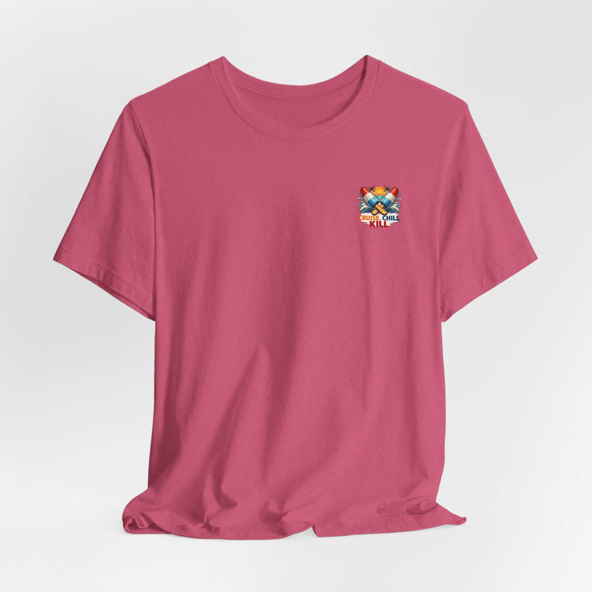 Surf or Die Michael Myers Beach Bike T‑Shirt — Retro Horror Summer Tee