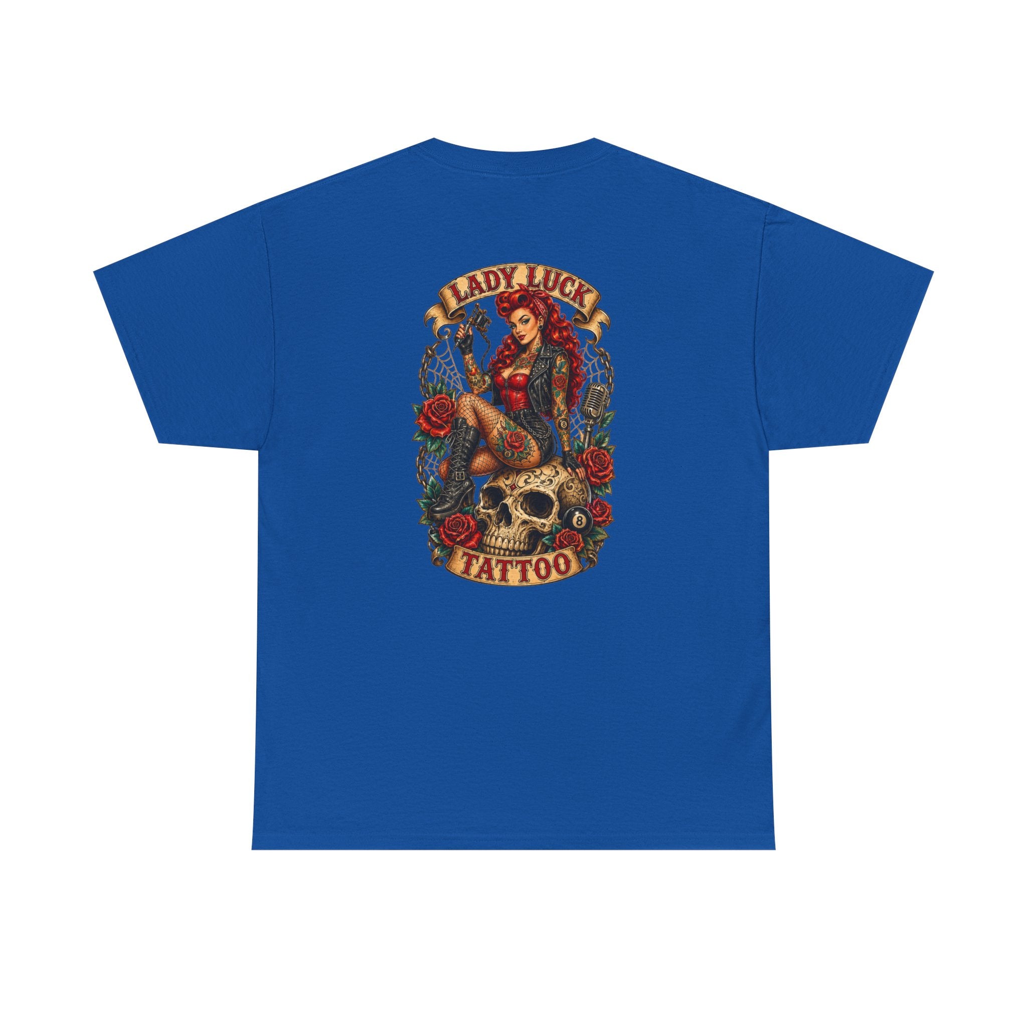 Lady Luck Tattoo Skull Queen Men’s Tee