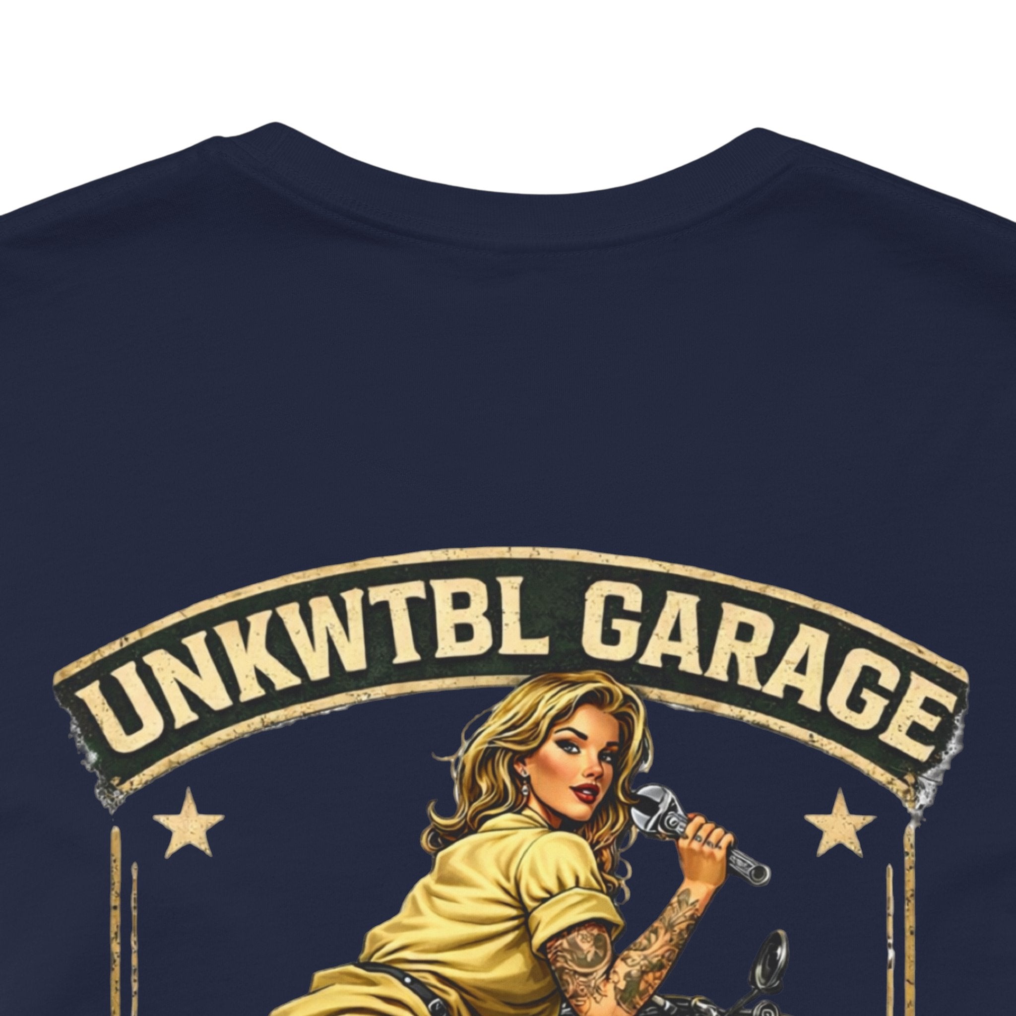 Mechanic On Duty Motorcycle Tee — Pinup Garage Vintage T-Shirt