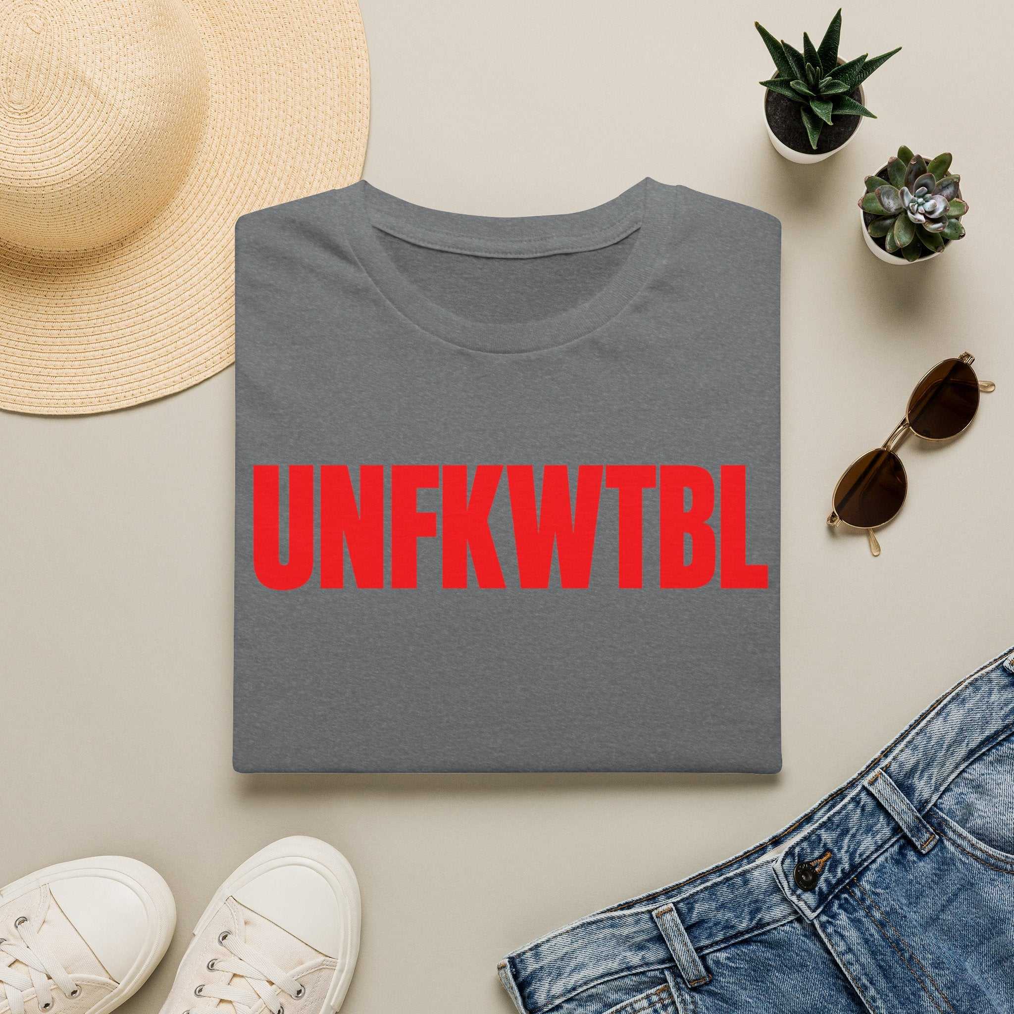 UNFKWTBL Graphic T-Shirt — Bold Red Statement Tee