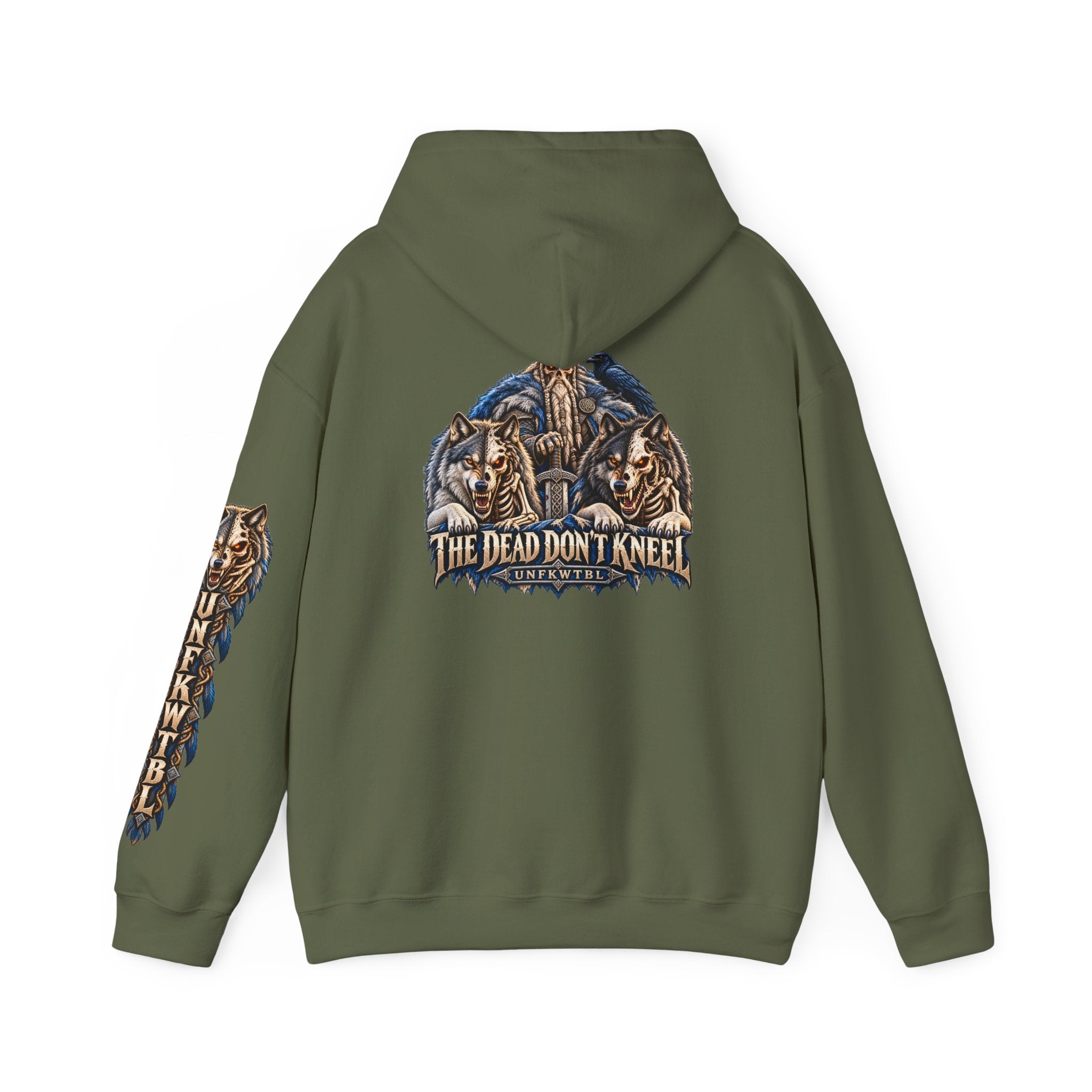 The Dead Don’t Kneel Wolf Hoodie | UNFKWTBL